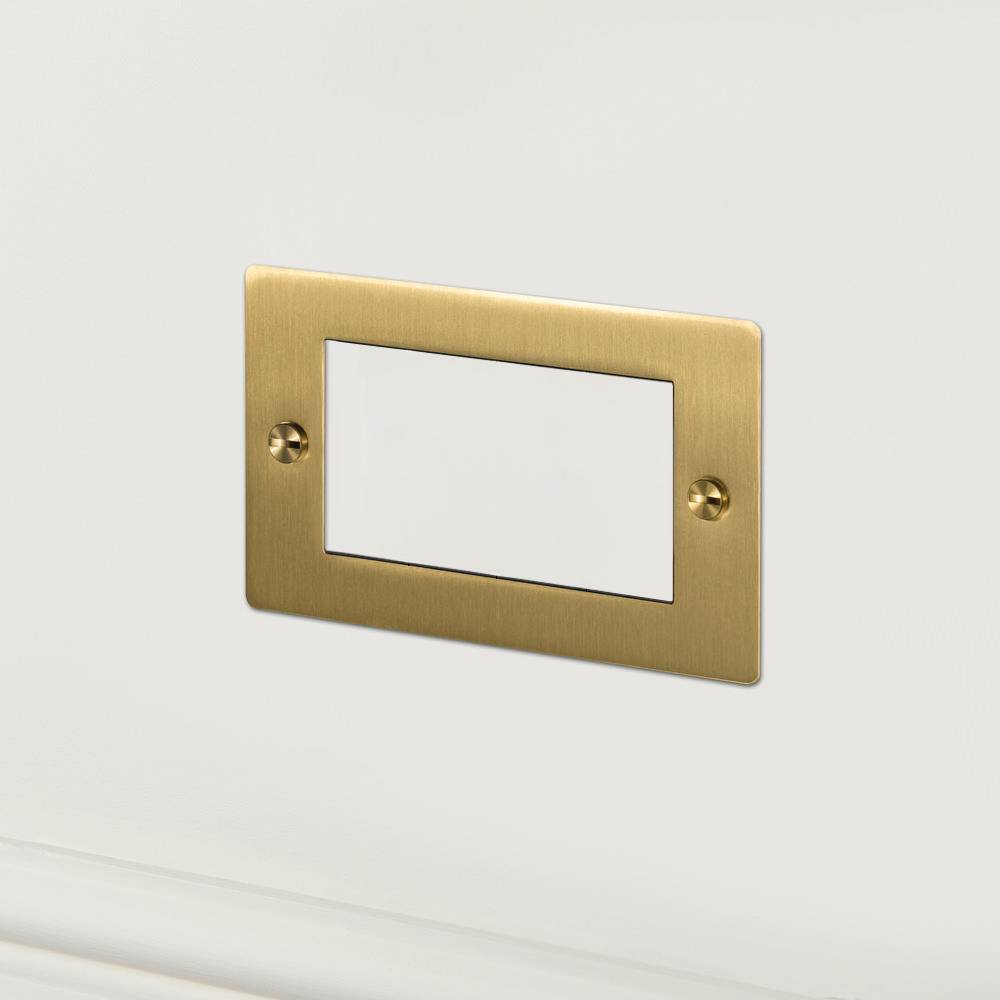 2G EURO PLATE / 4 MODULE