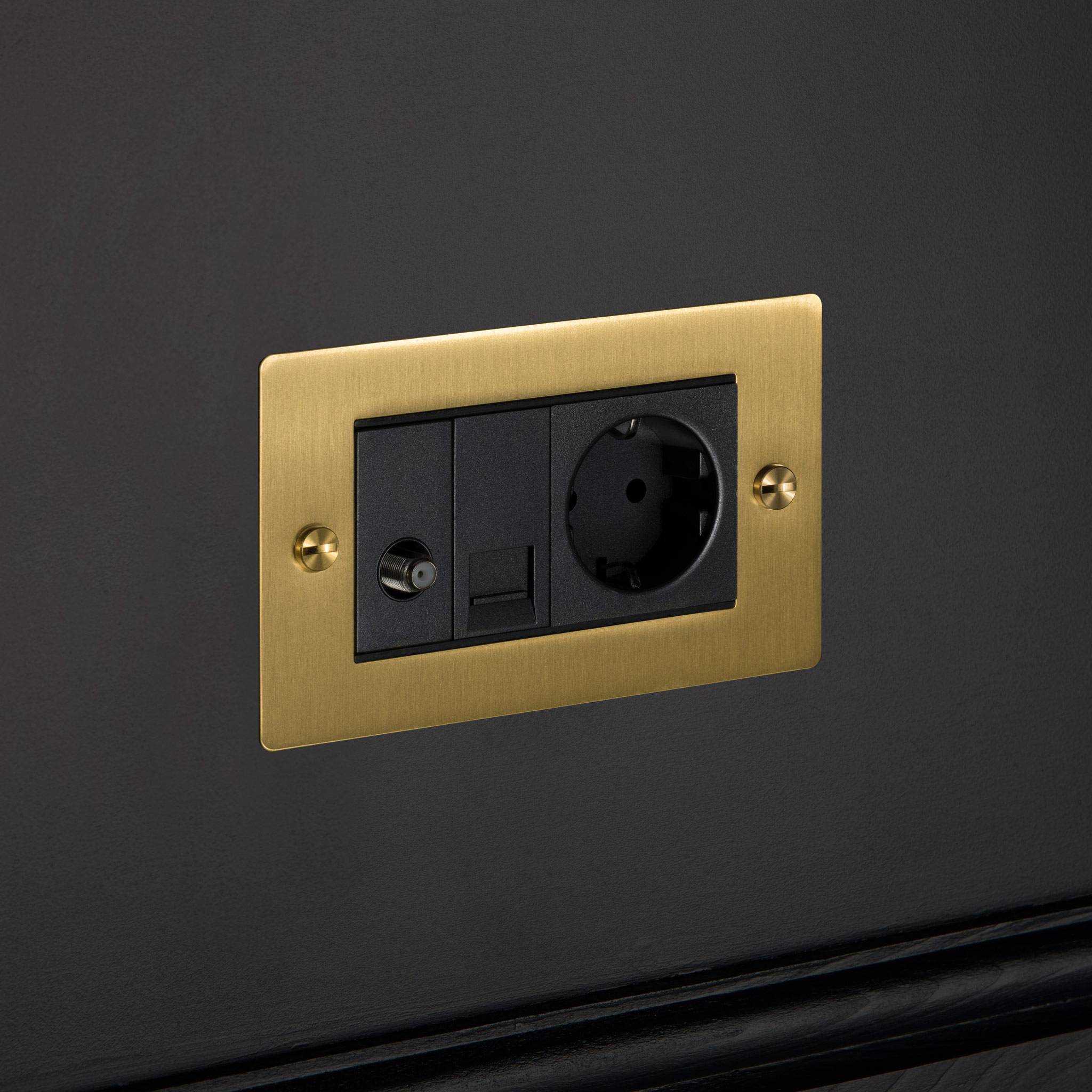 2G EURO PLATE / 4 MODULE