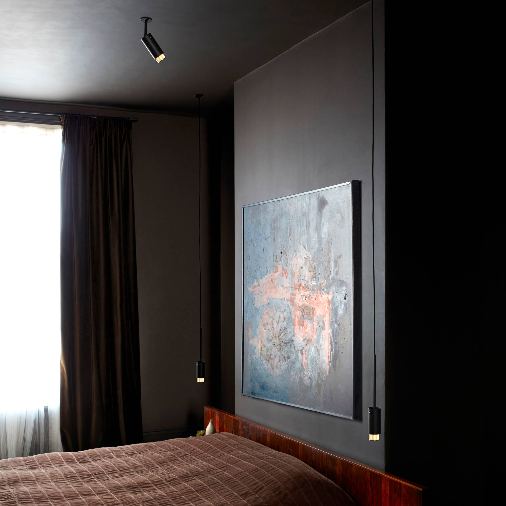 EXHAUST PENDANT / LINEAR / GRAPHITE