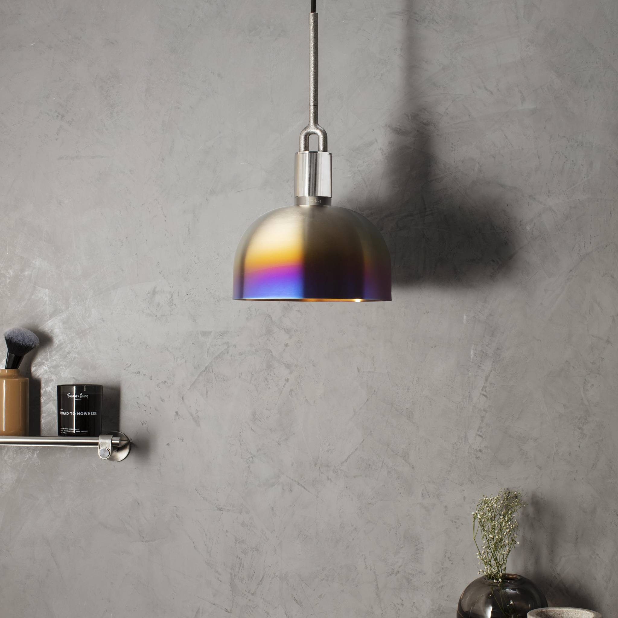 FORKED PENDANT / LINEAR / SHADE / MEDIUM