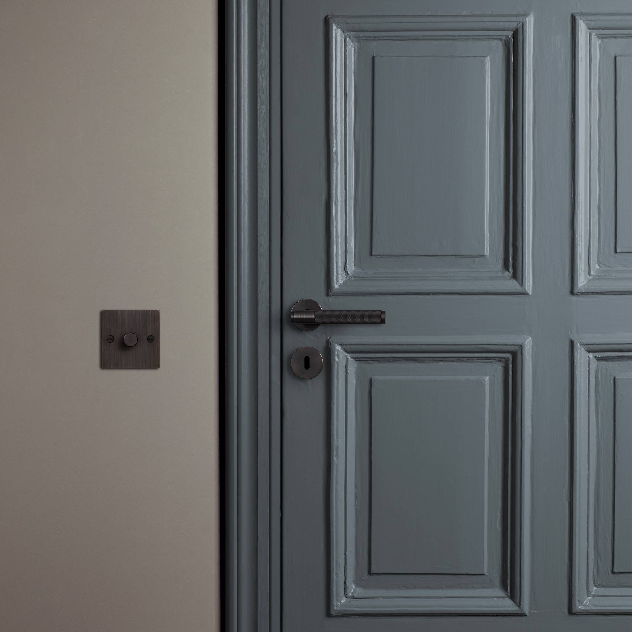 1G DIMMER / 120W / CROSS / SMOKED BRONZE