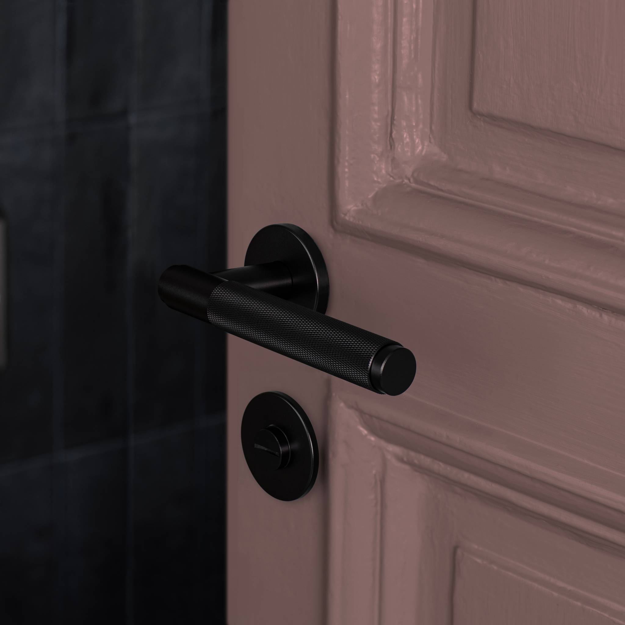 DOOR HANDLE SET / CROSS / SPRUNG