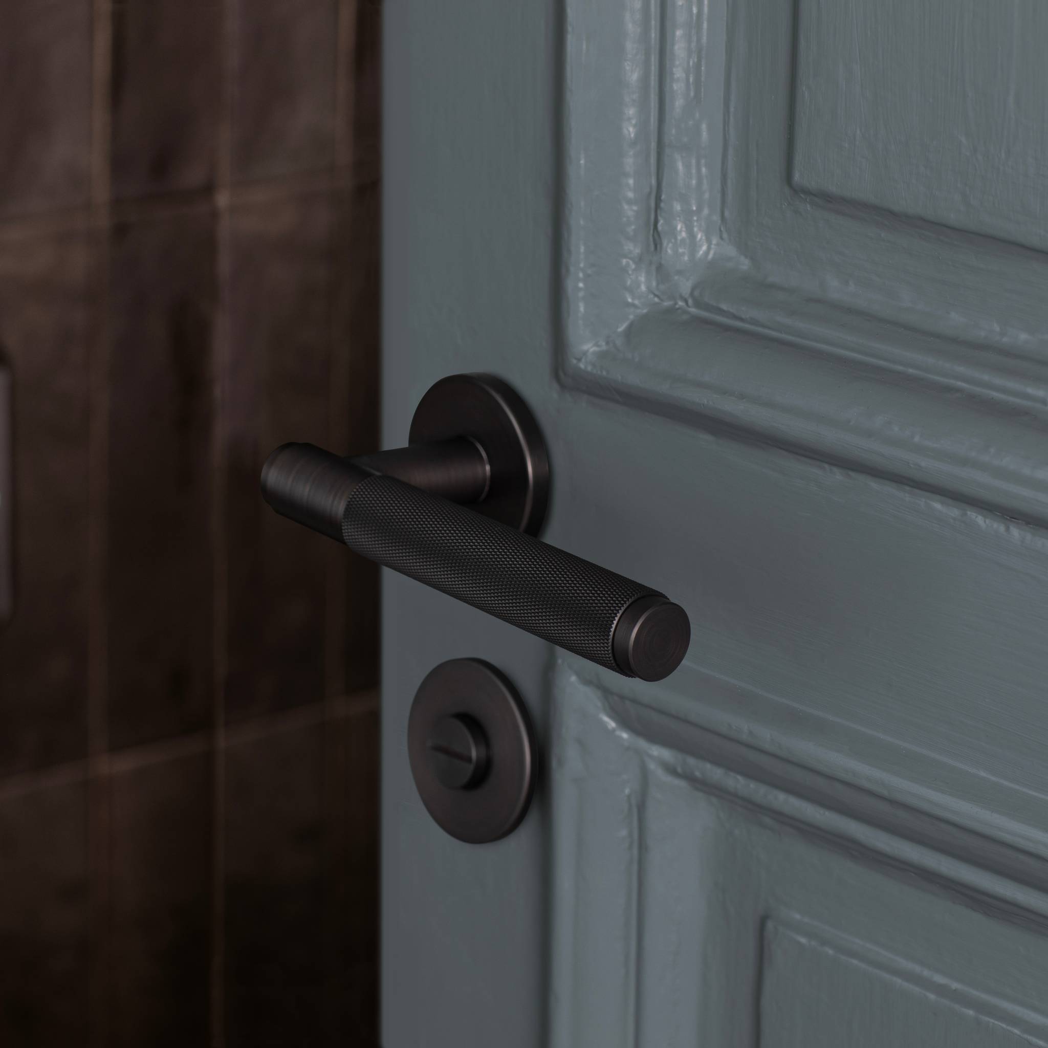 DOOR HANDLE SET / CROSS / SPRUNG