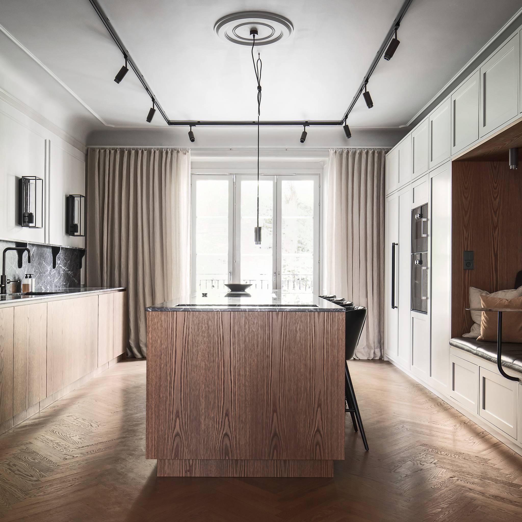 EXHAUST PENDANT / LINEAR  / GRAPHITE