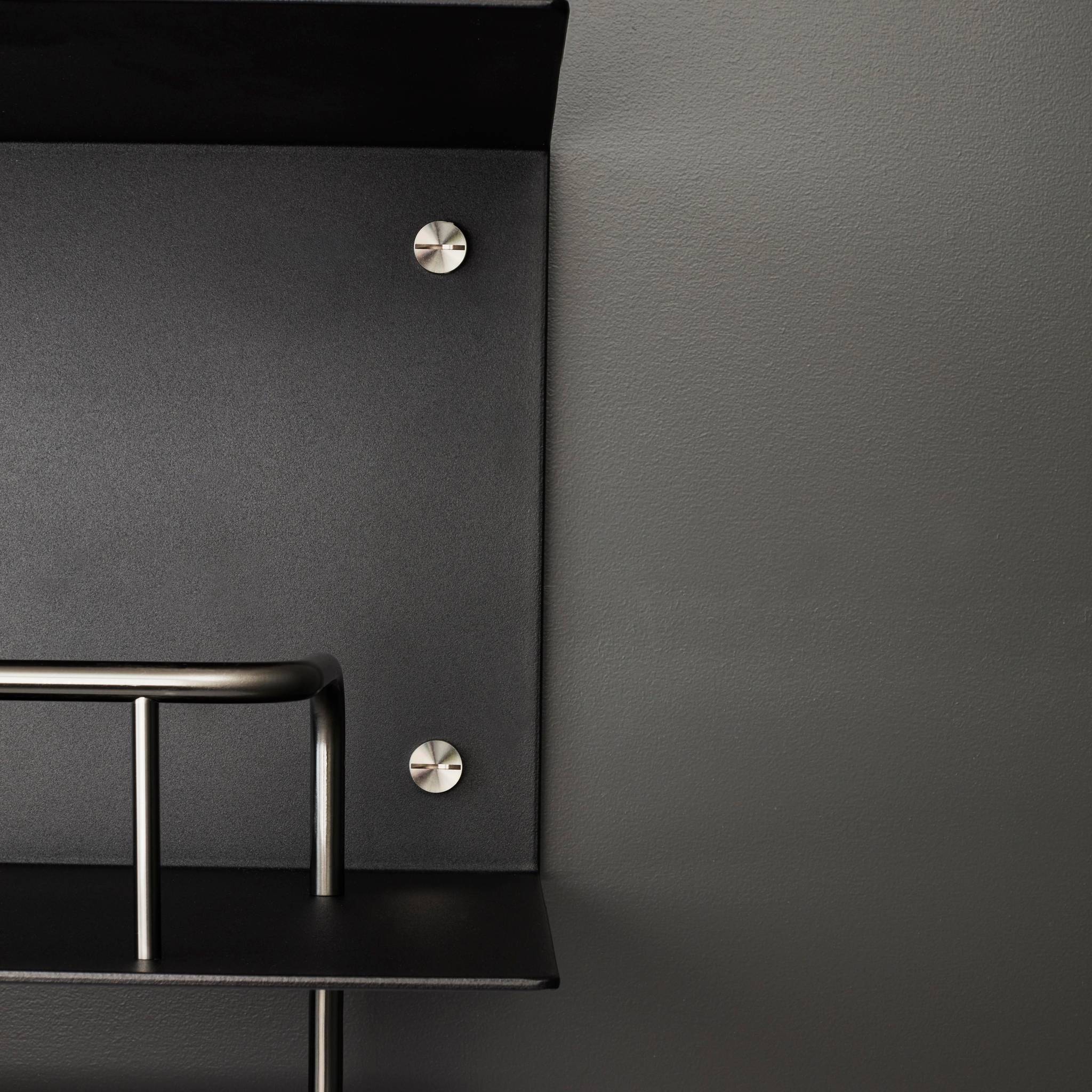 KITCHEN SHELF / HANGER / WITHOUT LOGO / BLACK