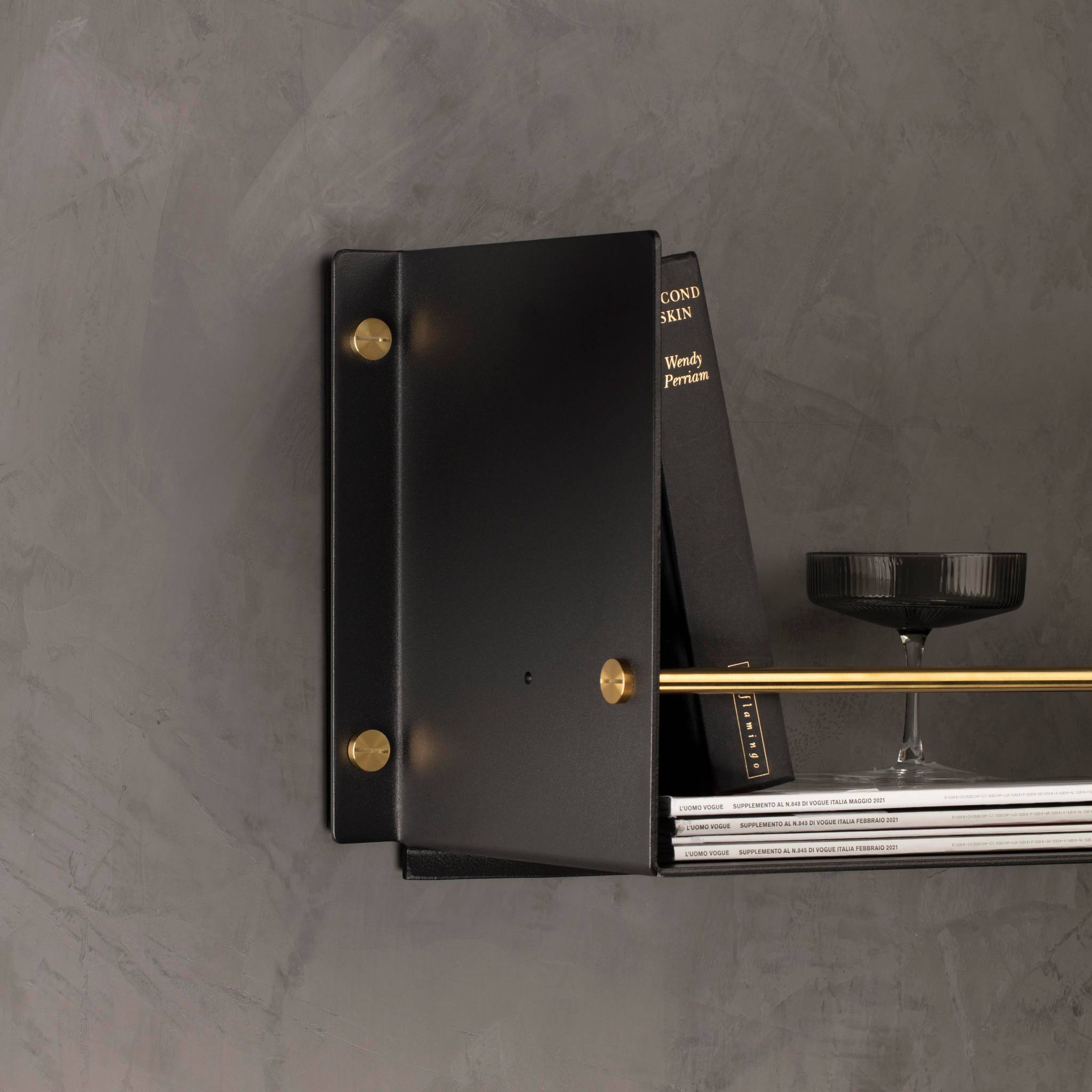 KITCHEN SHELF / GIRDER / BLACK