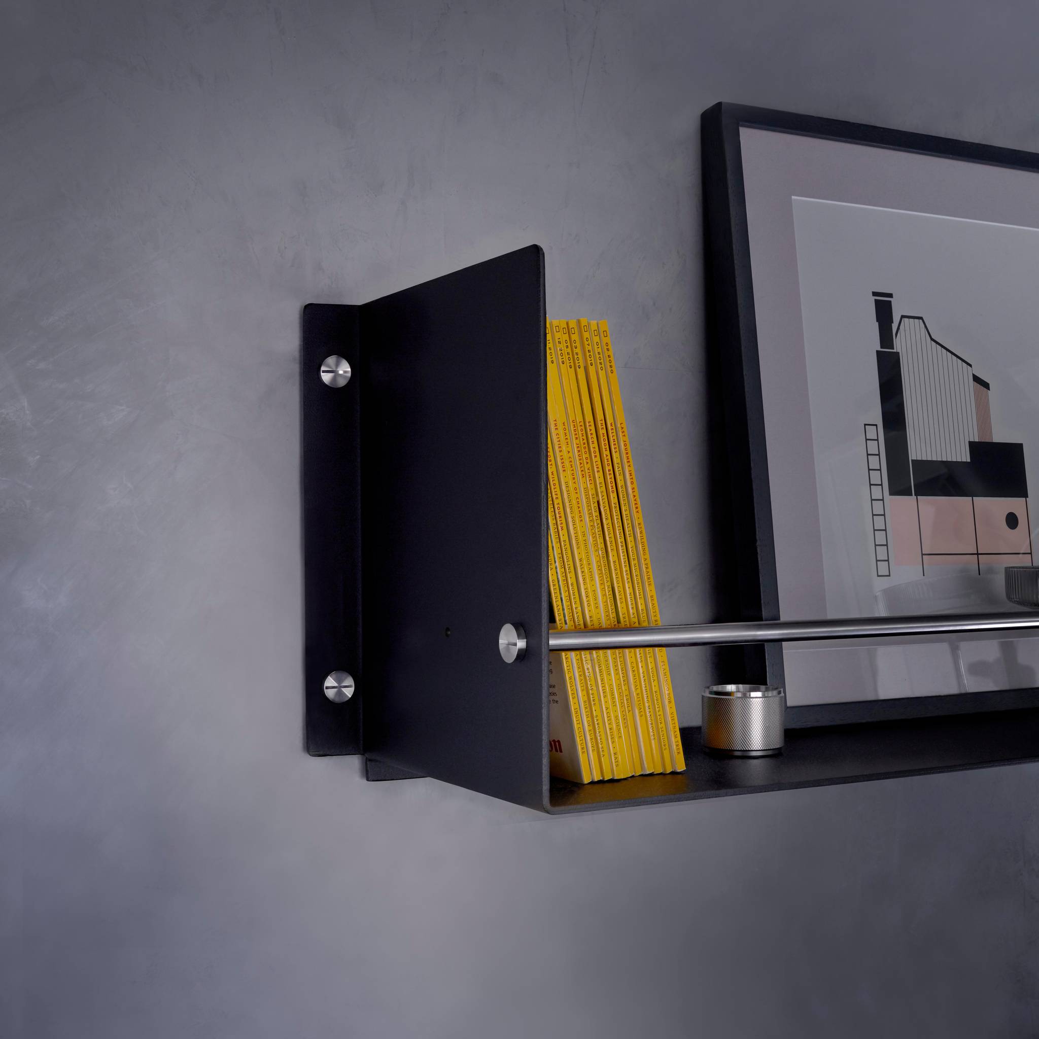 KITCHEN SHELF / GIRDER / BLACK