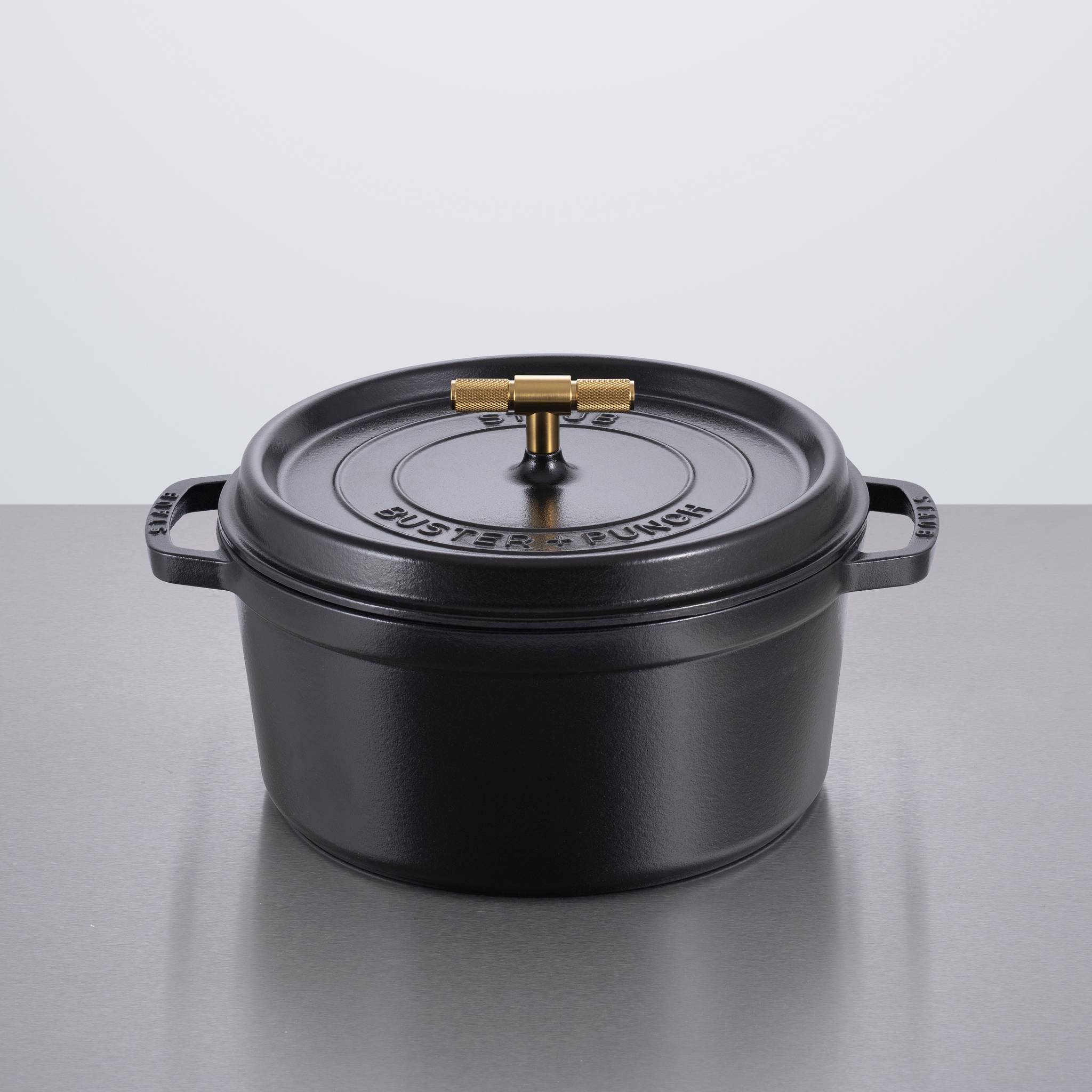 COCOTTE / 28CM / CROSS / STAUB / BLACK