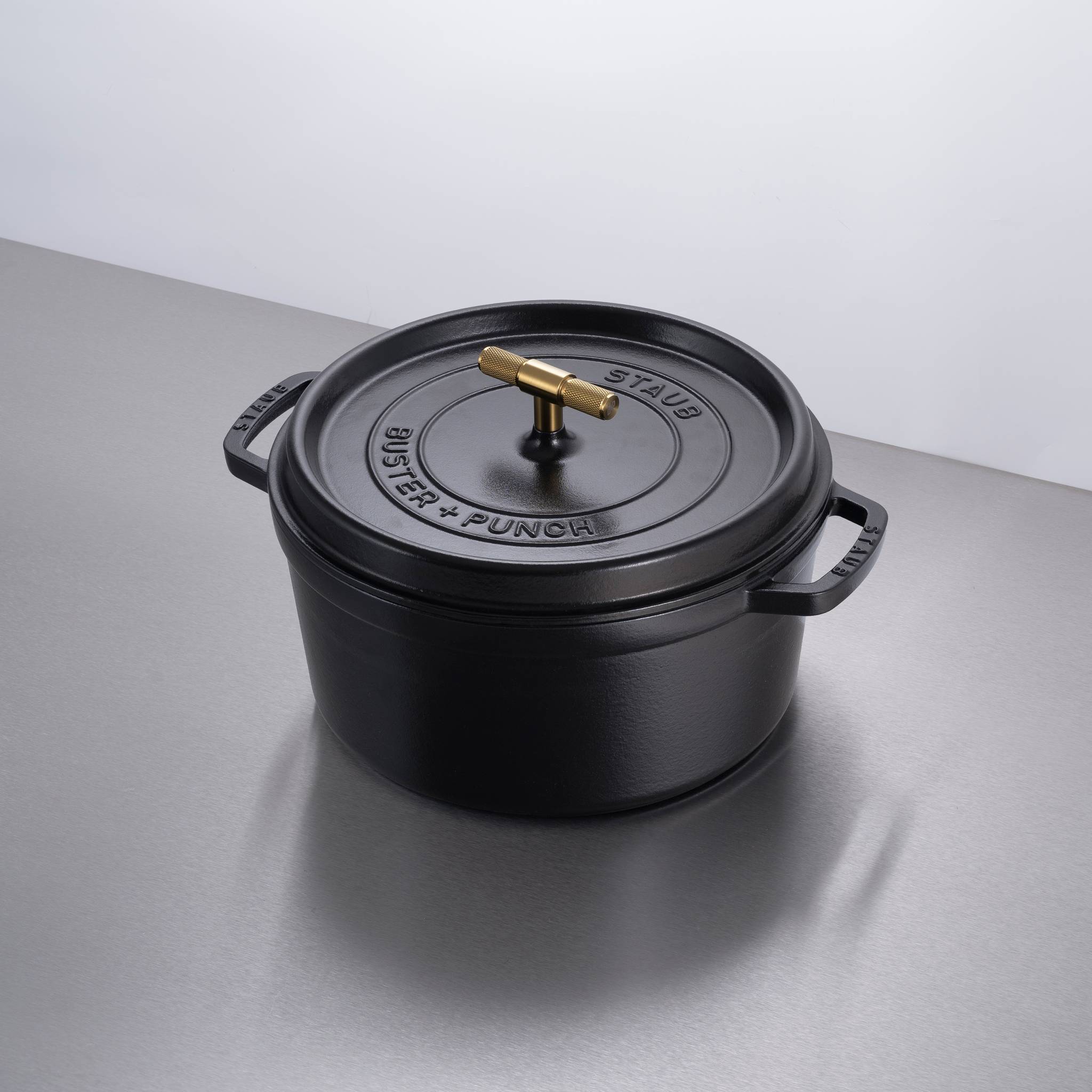 COCOTTE / 28CM / CROSS / STAUB / BLACK