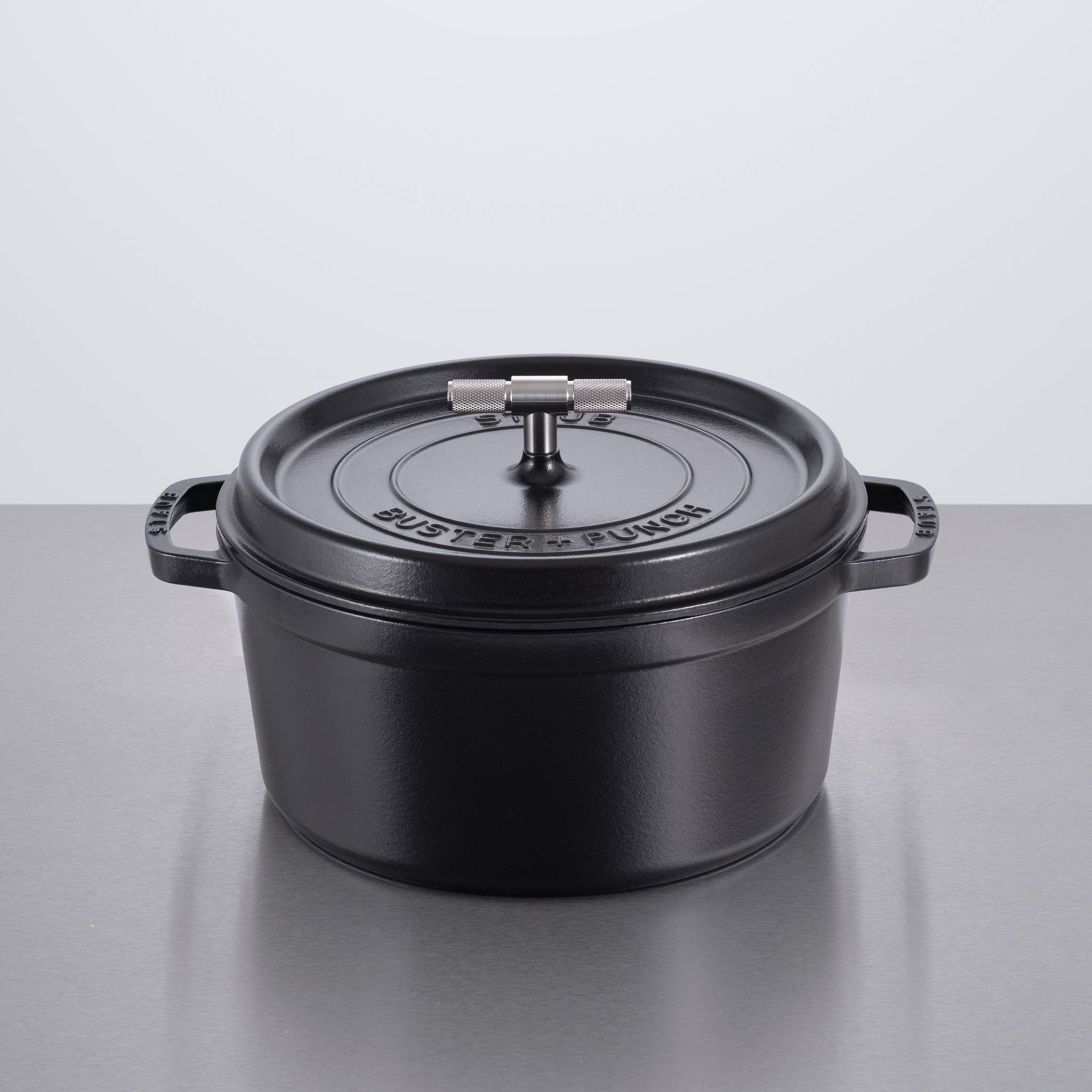 COCOTTE / 28CM / CROSS / STAUB / BLACK
