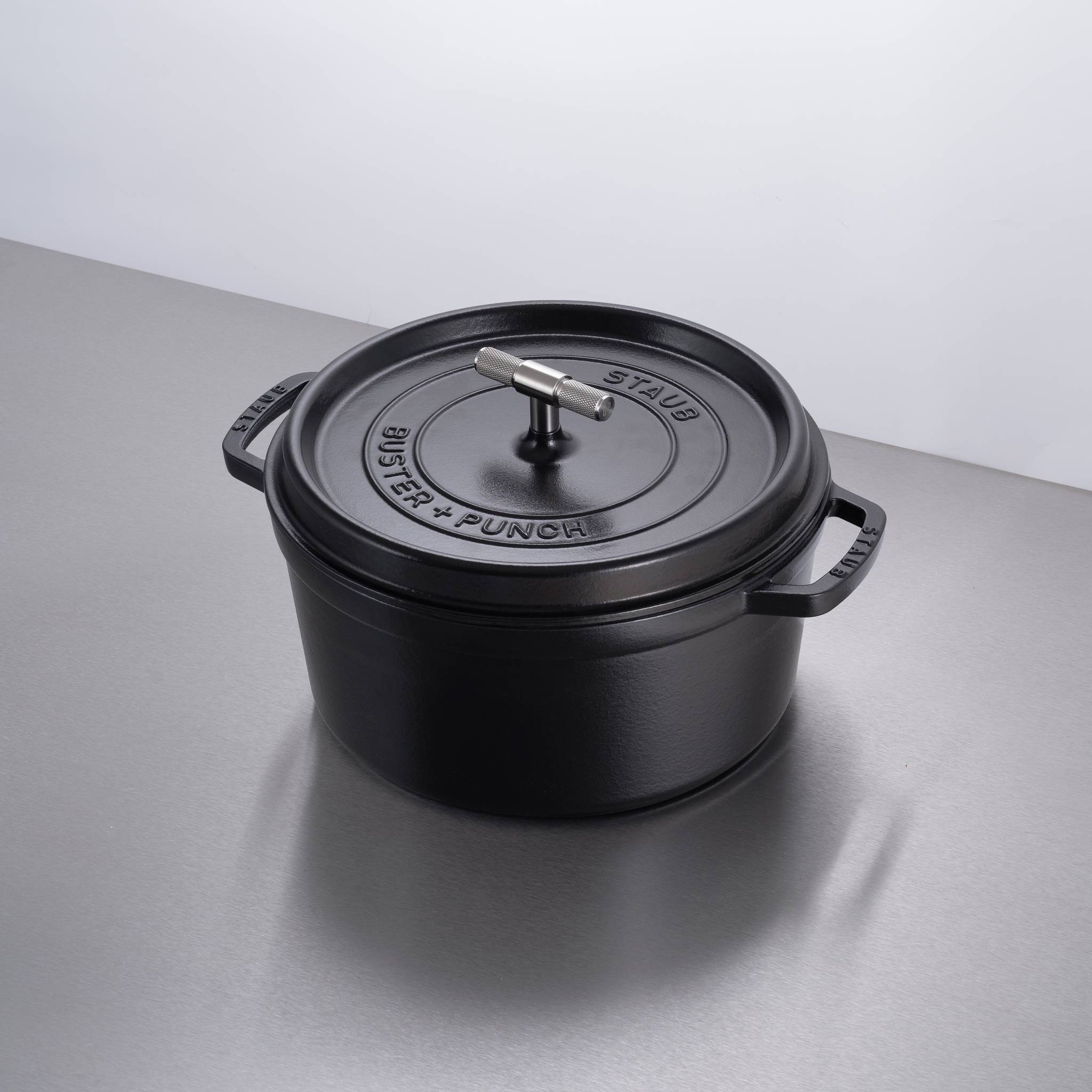 COCOTTE / 28CM / CROSS / STAUB / BLACK