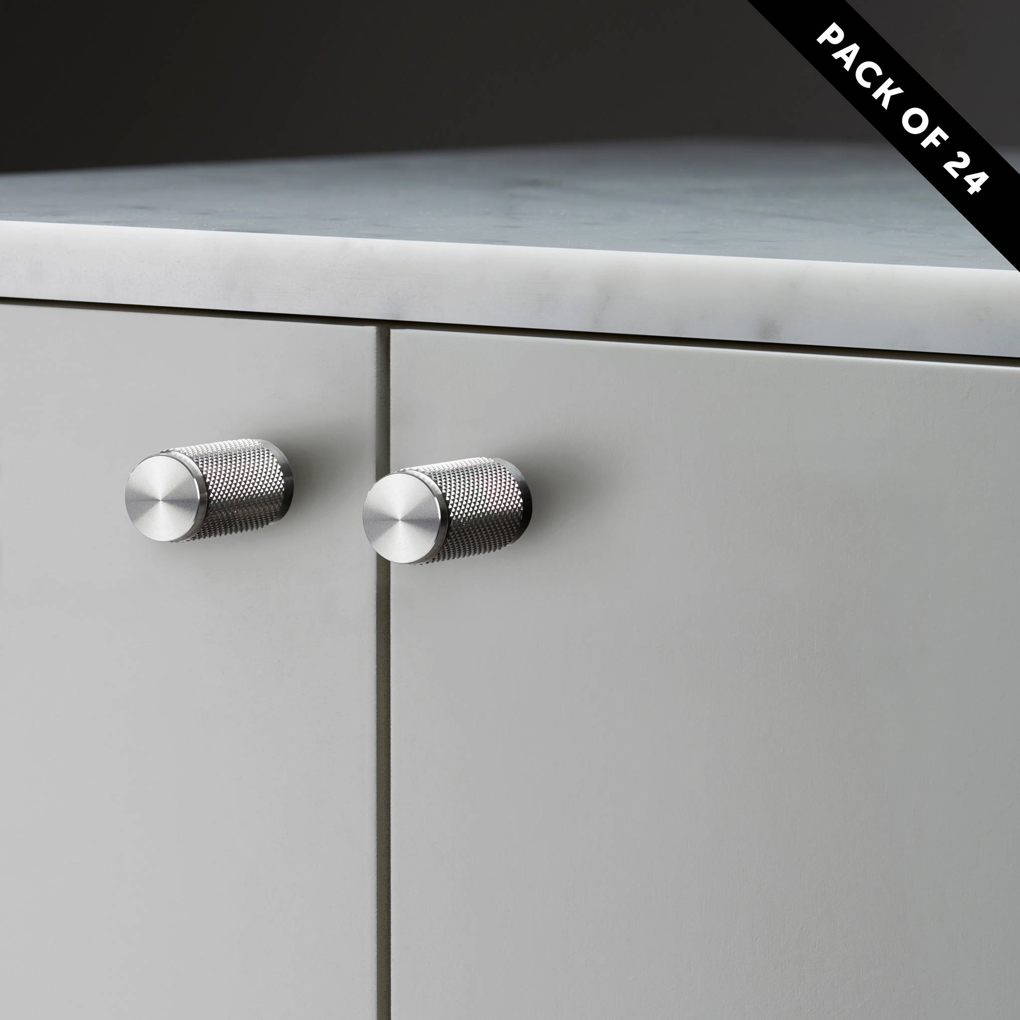 FURNITURE KNOB / CROSS / PACK OF 24 / TRADE PACK / UNBOXED