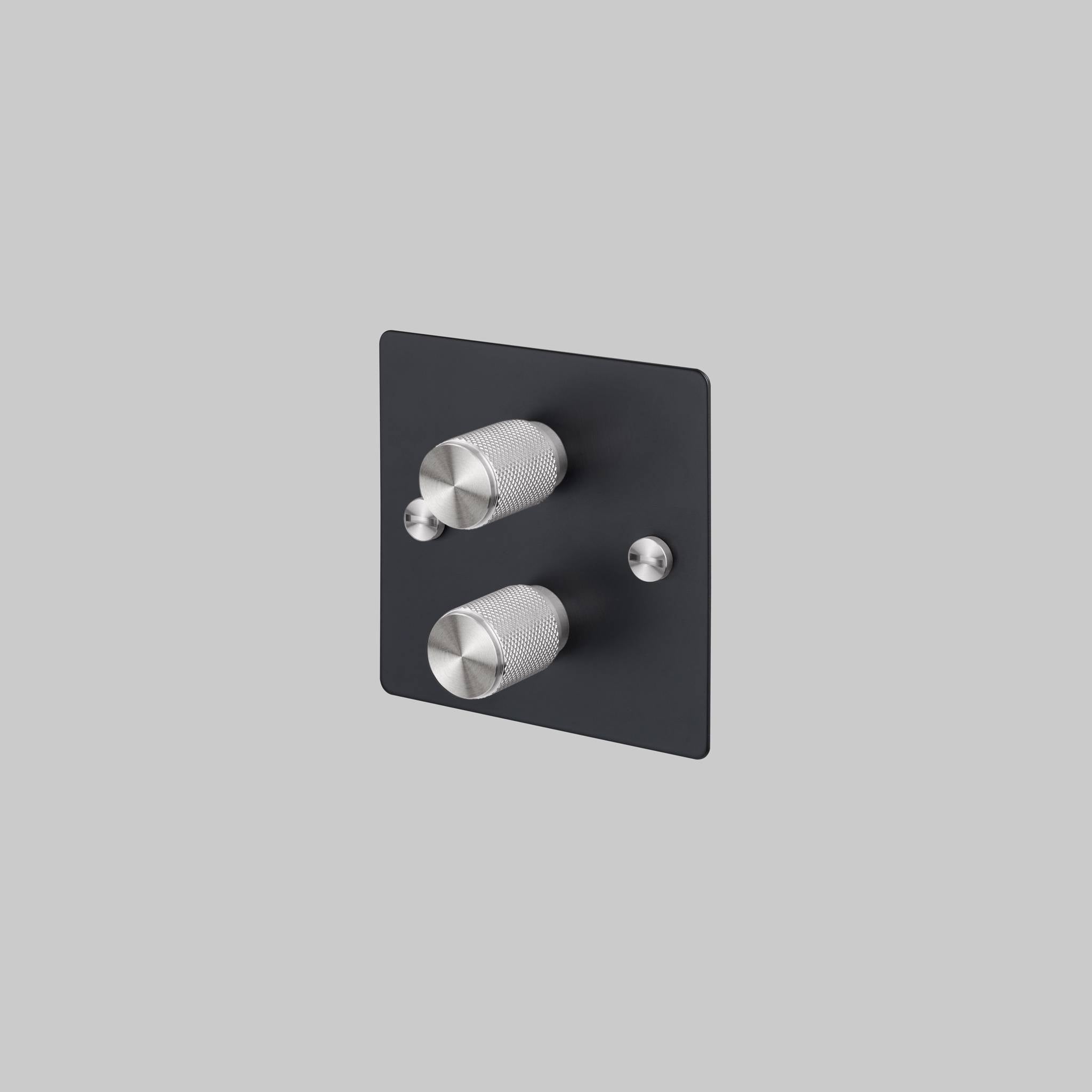 2G DIMMER / 120W / CROSS / BLACK