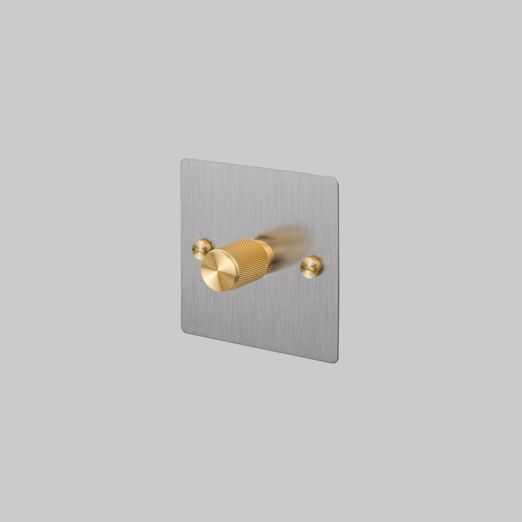 1G DIMMER / 120W / CROSS / STEEL