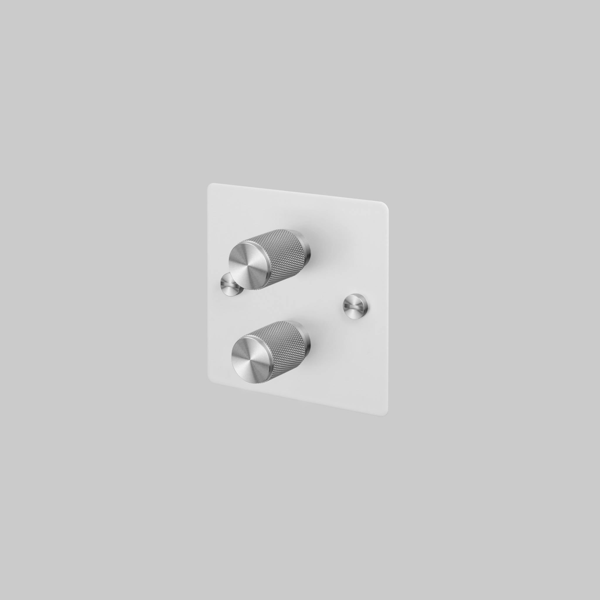 2G DIMMER / 120W / CROSS / WHITE