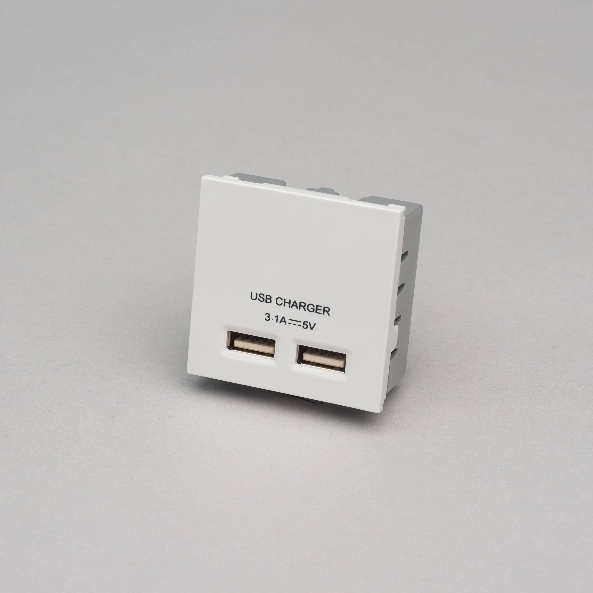USB MODULE / USB A + A / 50 MM