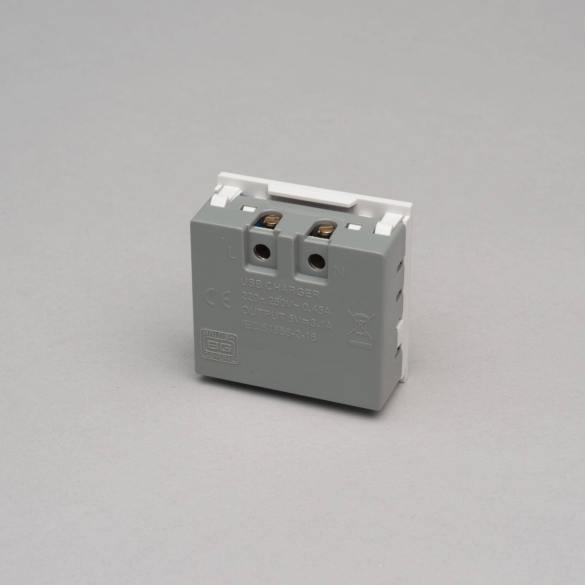 USB MODULE / USB A + A / 50 MM