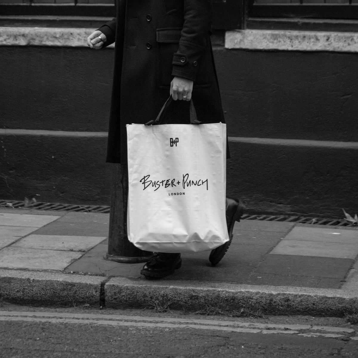 WOVEN BAG / LARGE / B+P