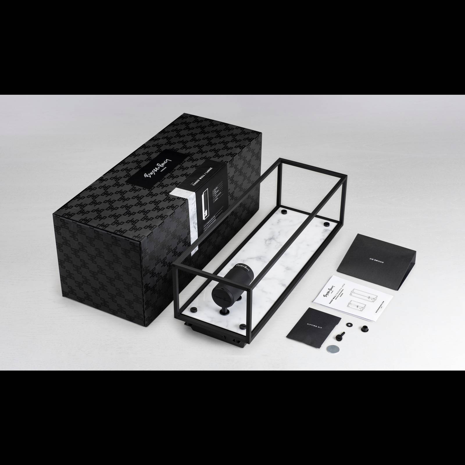 CAGED WALL / LARGE / CROSS