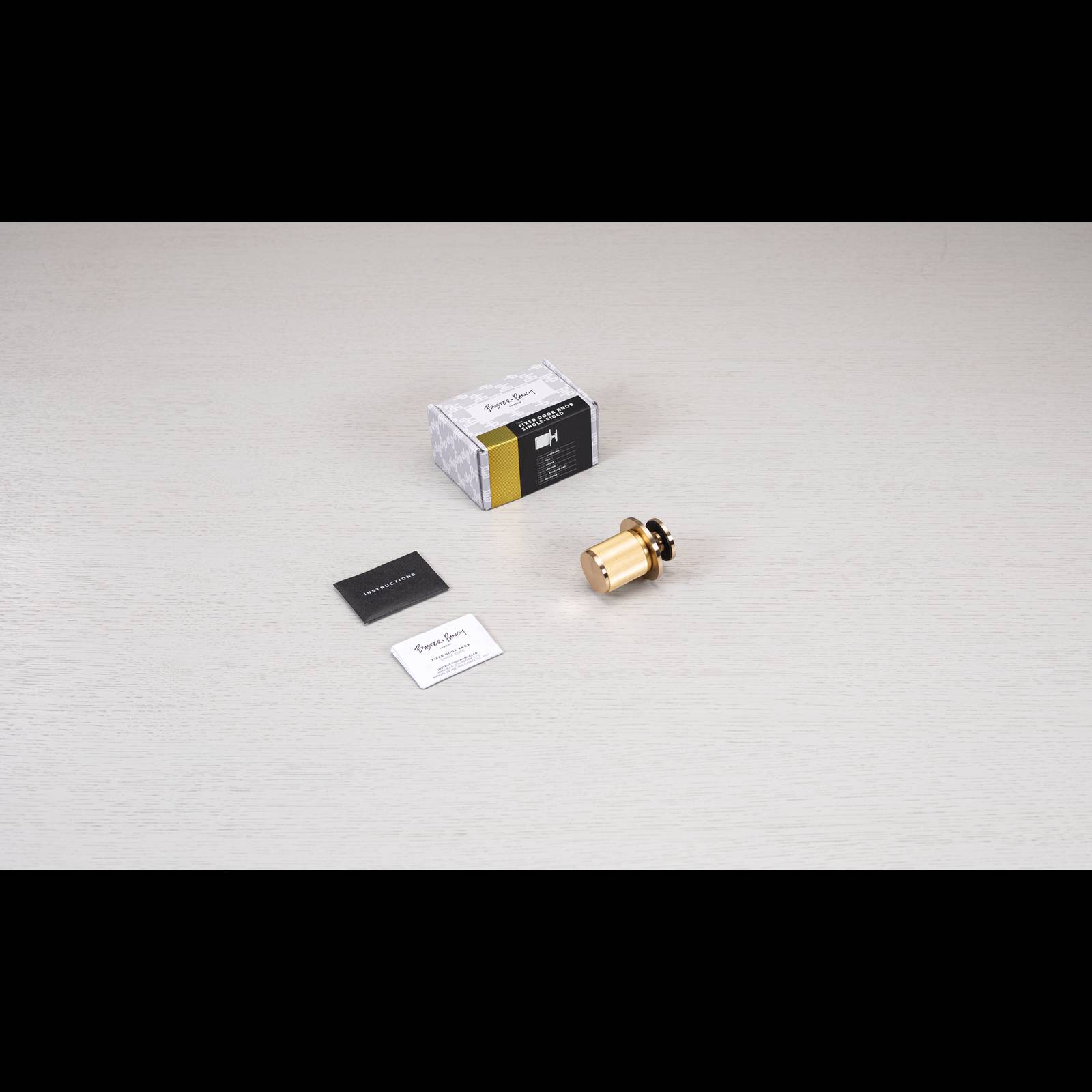 DOOR KNOB / FIXED / SINGLE-SIDED / LINEAR