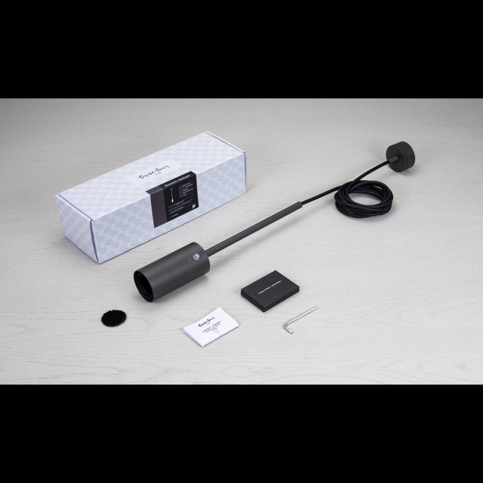 EXHAUST PENDANT / LINEAR / STONE