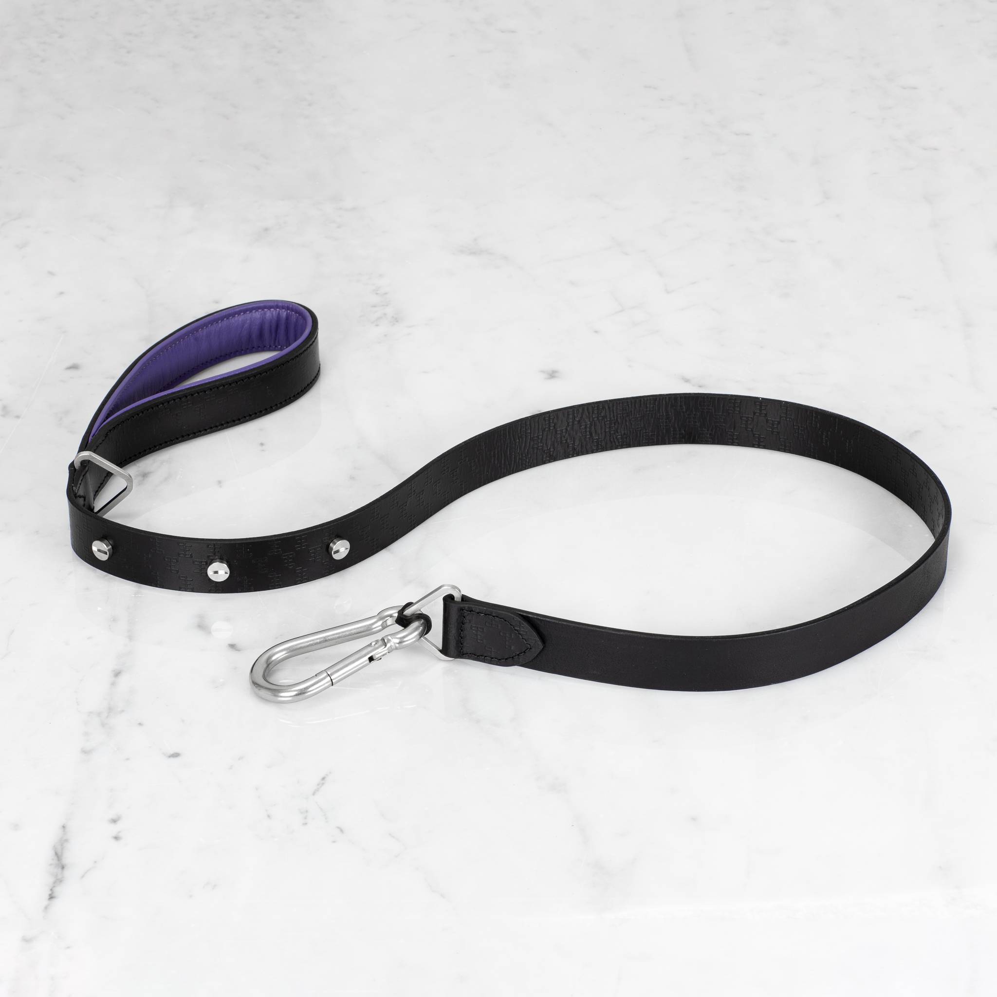 DOG LEAD / CROSS / BLACK / PURPLE