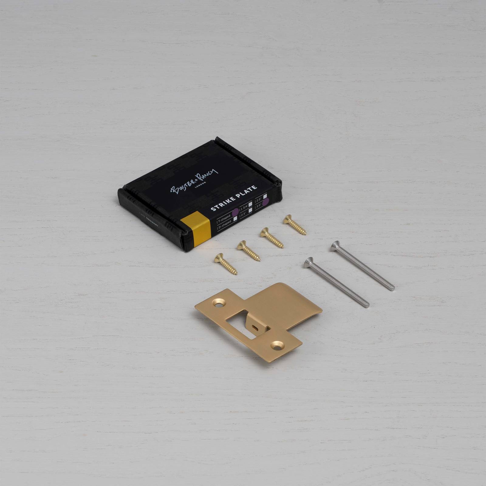 STRIKE PLATE KIT / T SHAPED / 75MM DOOR