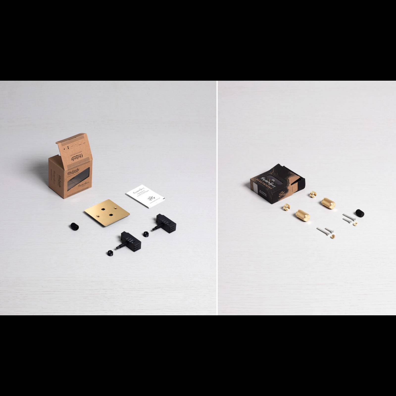 2G DIMMER / 120W / CROSS / BRASS