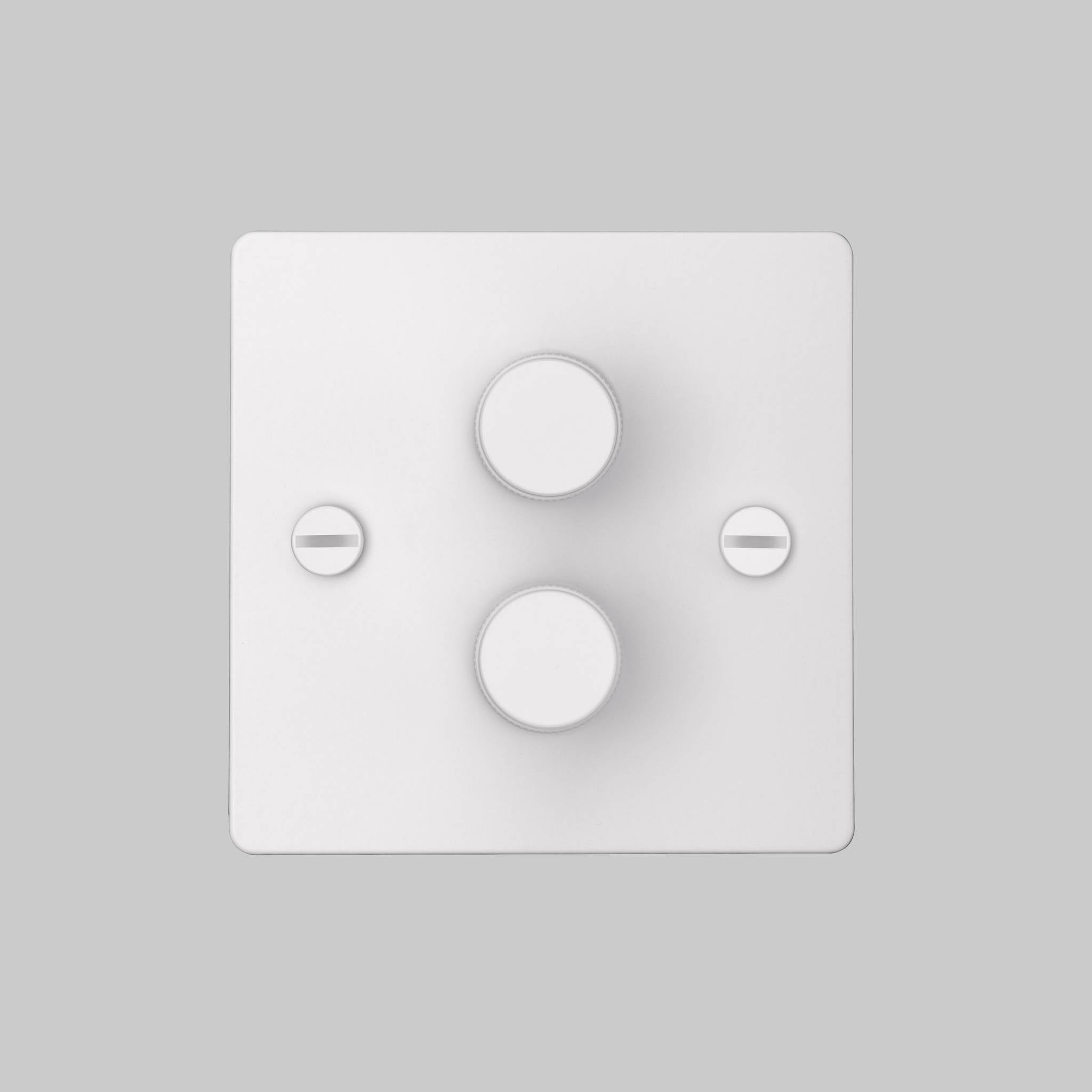 2G DIMMER / 120W / CROSS / WHITE