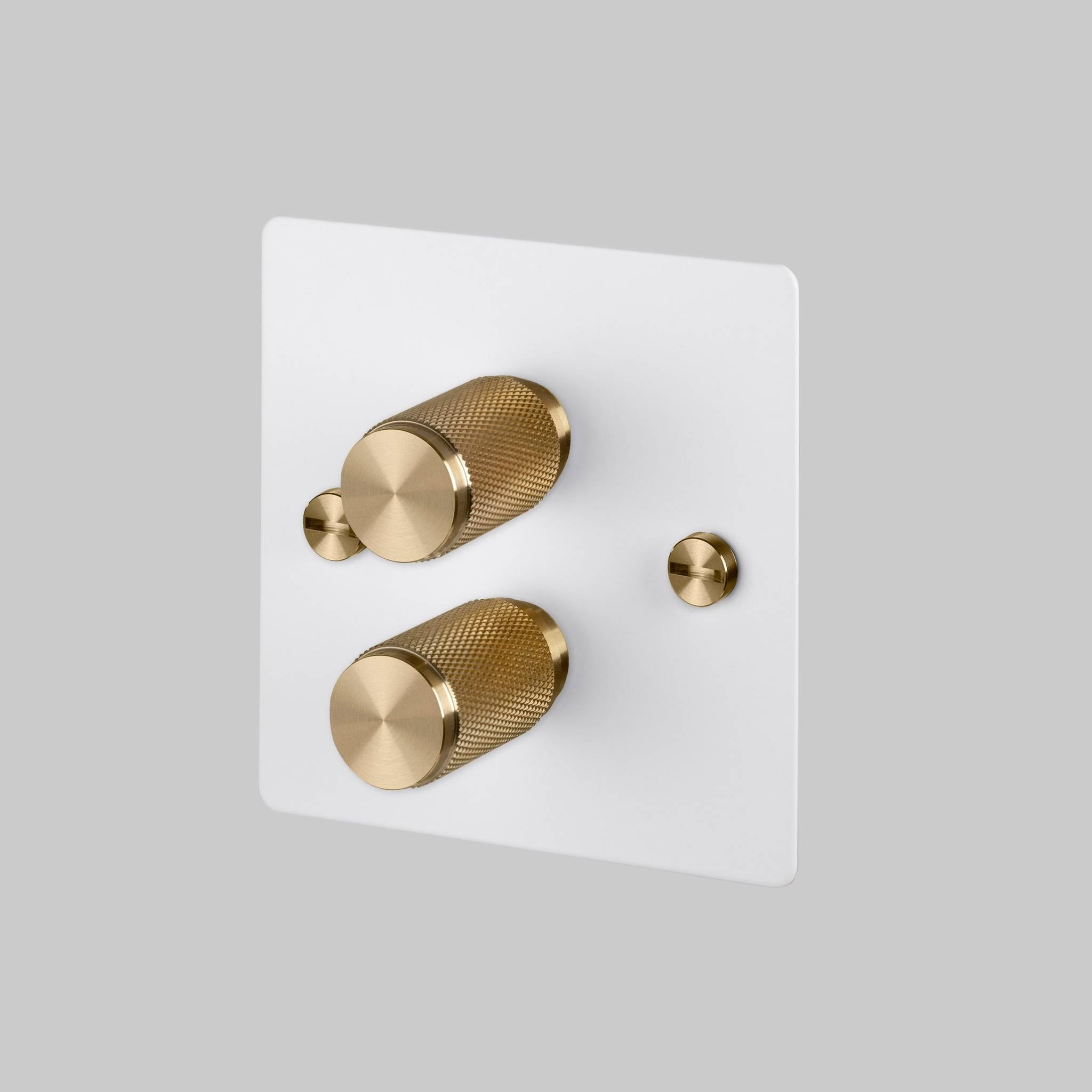 2G DIMMER / 120W / CROSS / WHITE