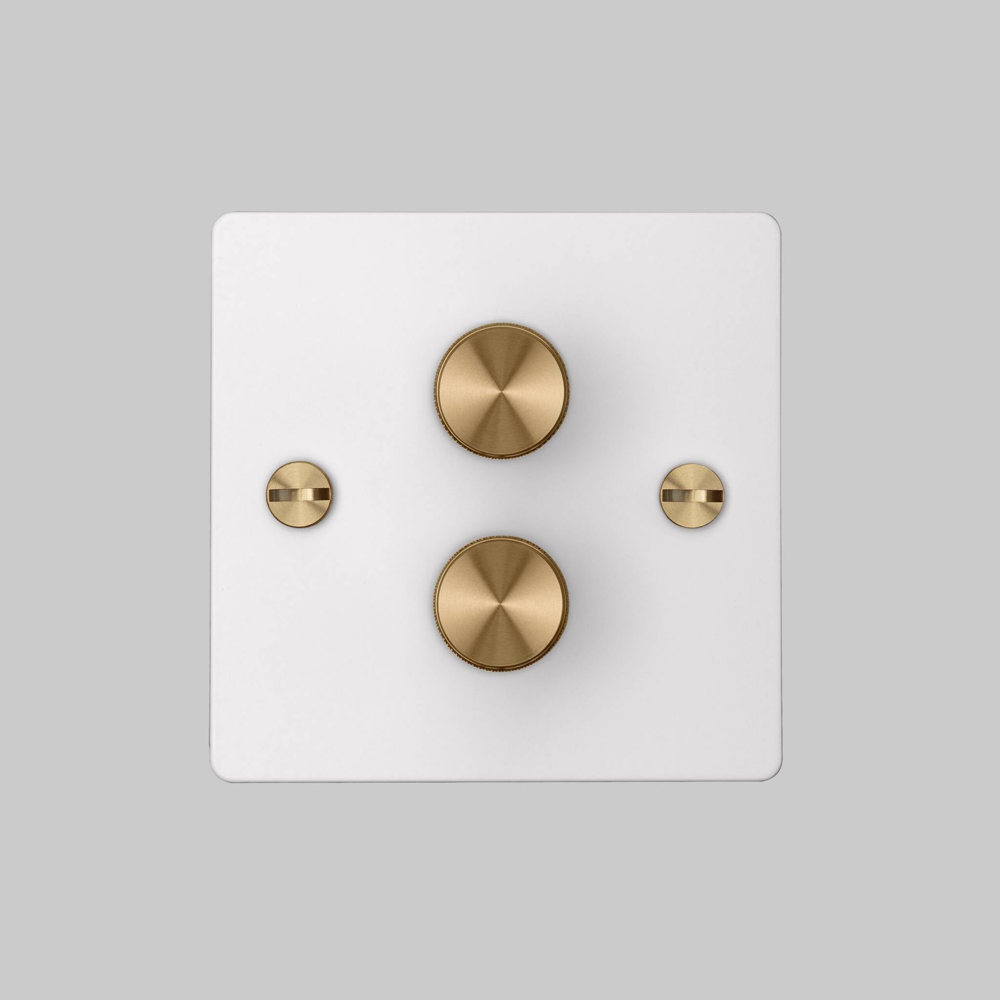 2G DIMMER / 120W / CROSS / WHITE