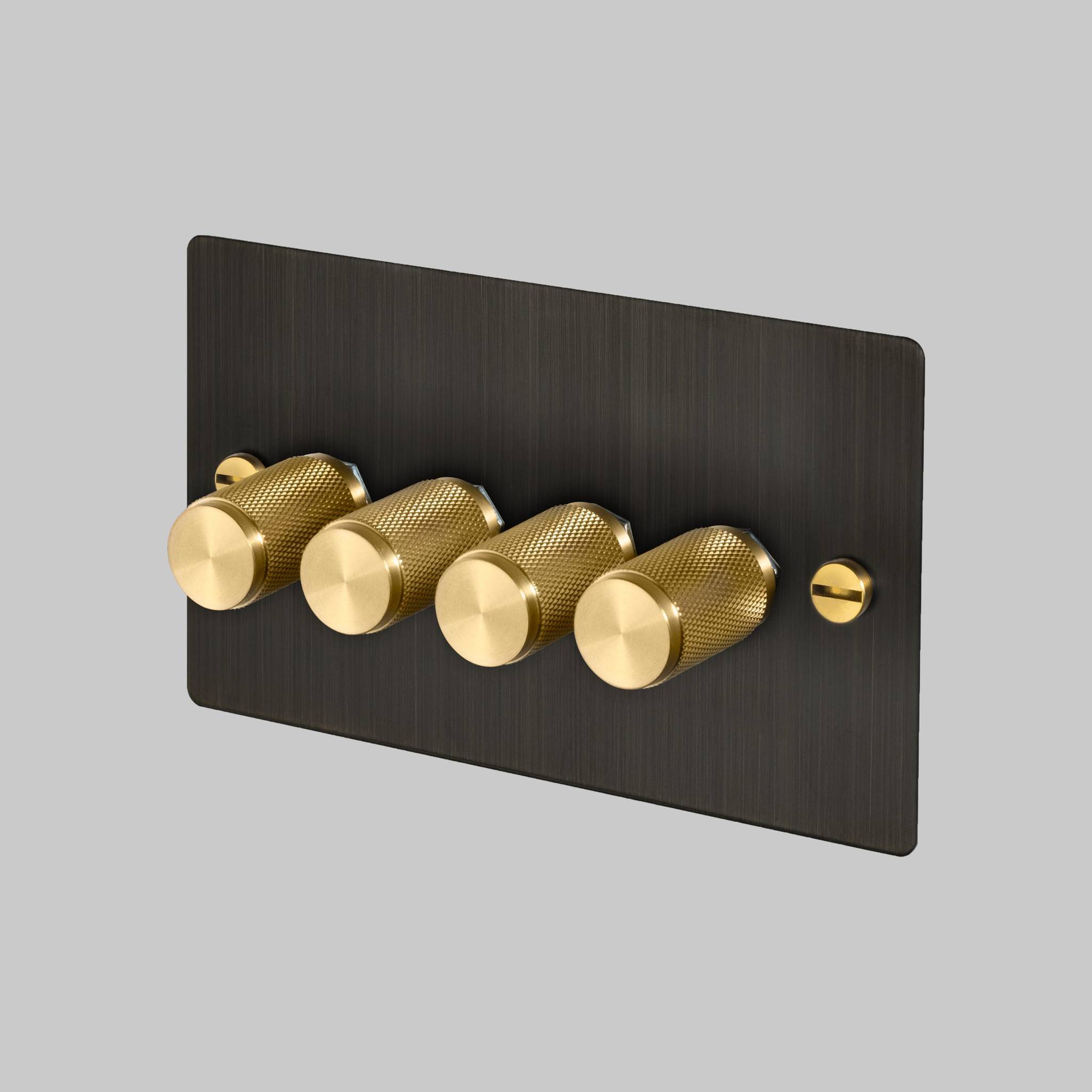 4G DIMMER / 120W / CROSS / SMOKED BRONZE