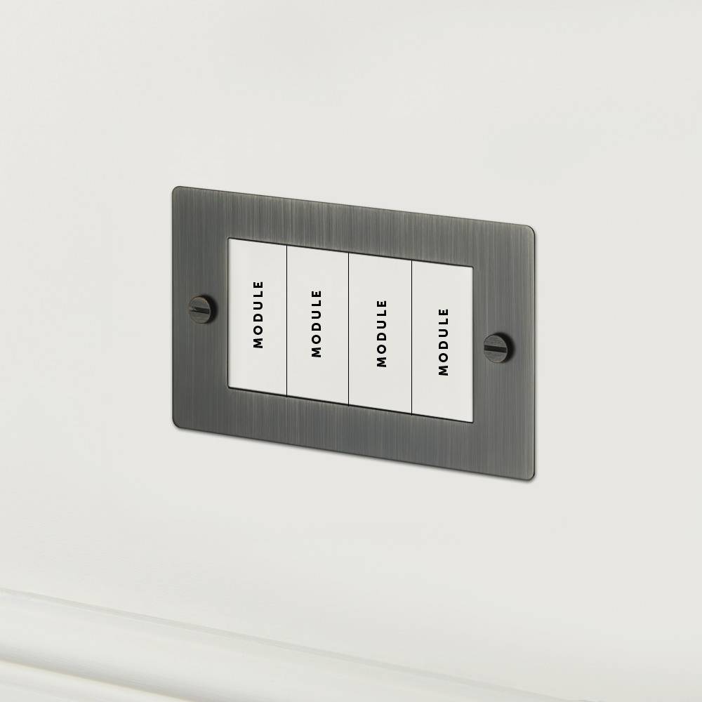 2G EURO PLATE / 4 MODULE