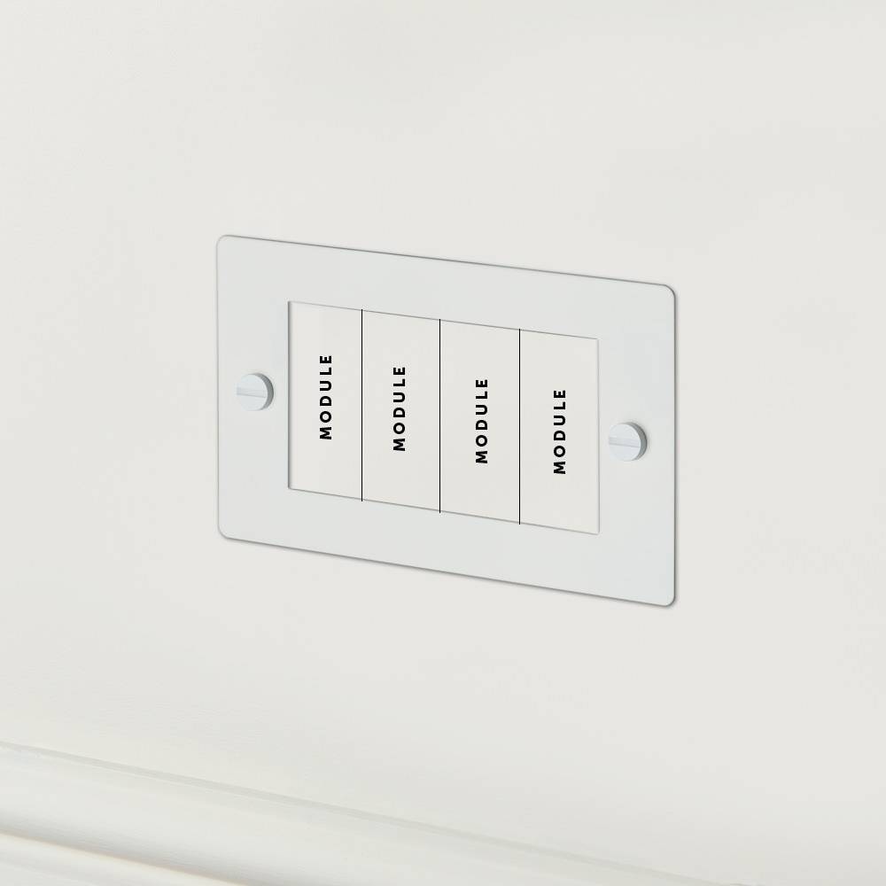 2G EURO PLATE / 4 MODULE