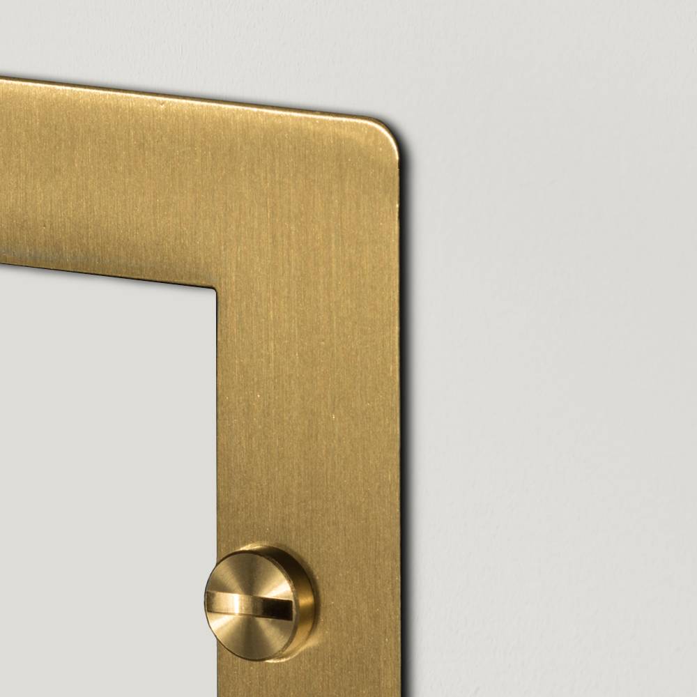 1G EURO PLATE / 2 MODULE