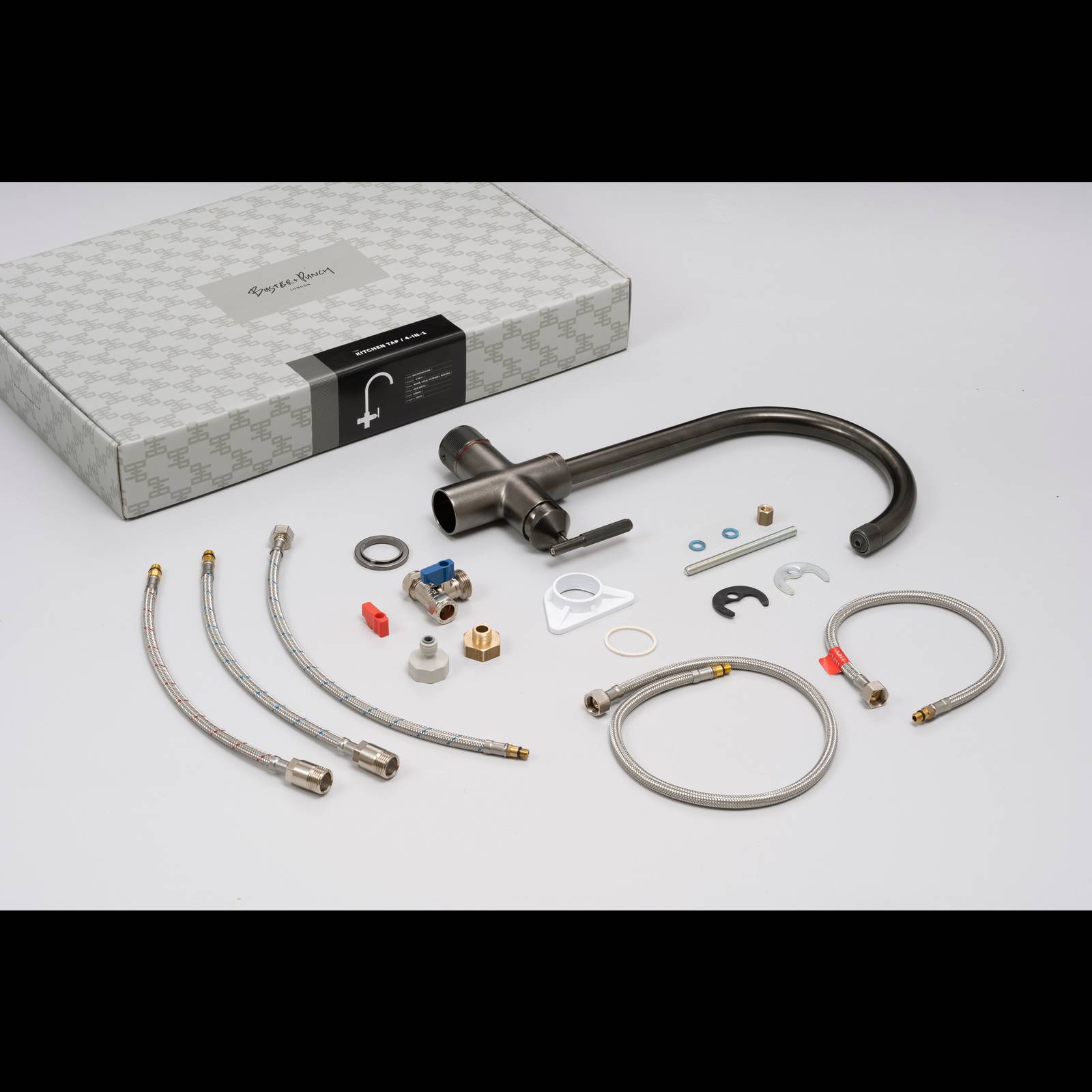 UK KITCHEN HOT TAP / 4 IN 1 / CROSS