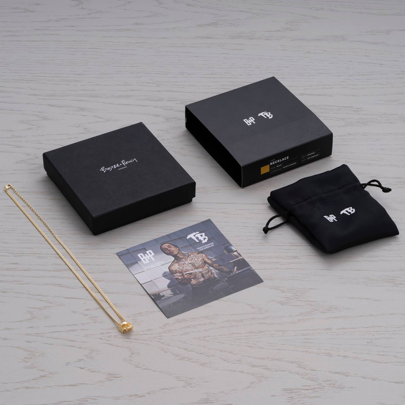 SKULL NECKLACE / TRAVIS BARKER