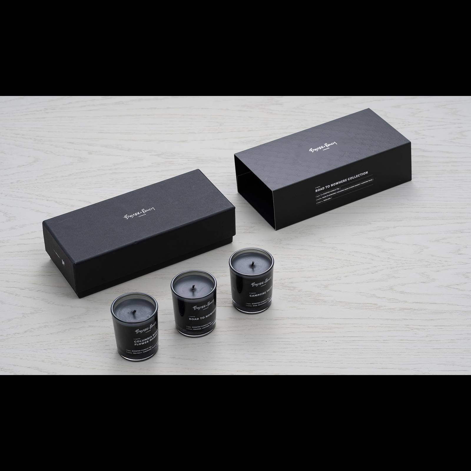 ROAD TO NOWHERE COLLECTION / SCENTED CANDLE SET / 75G X 3