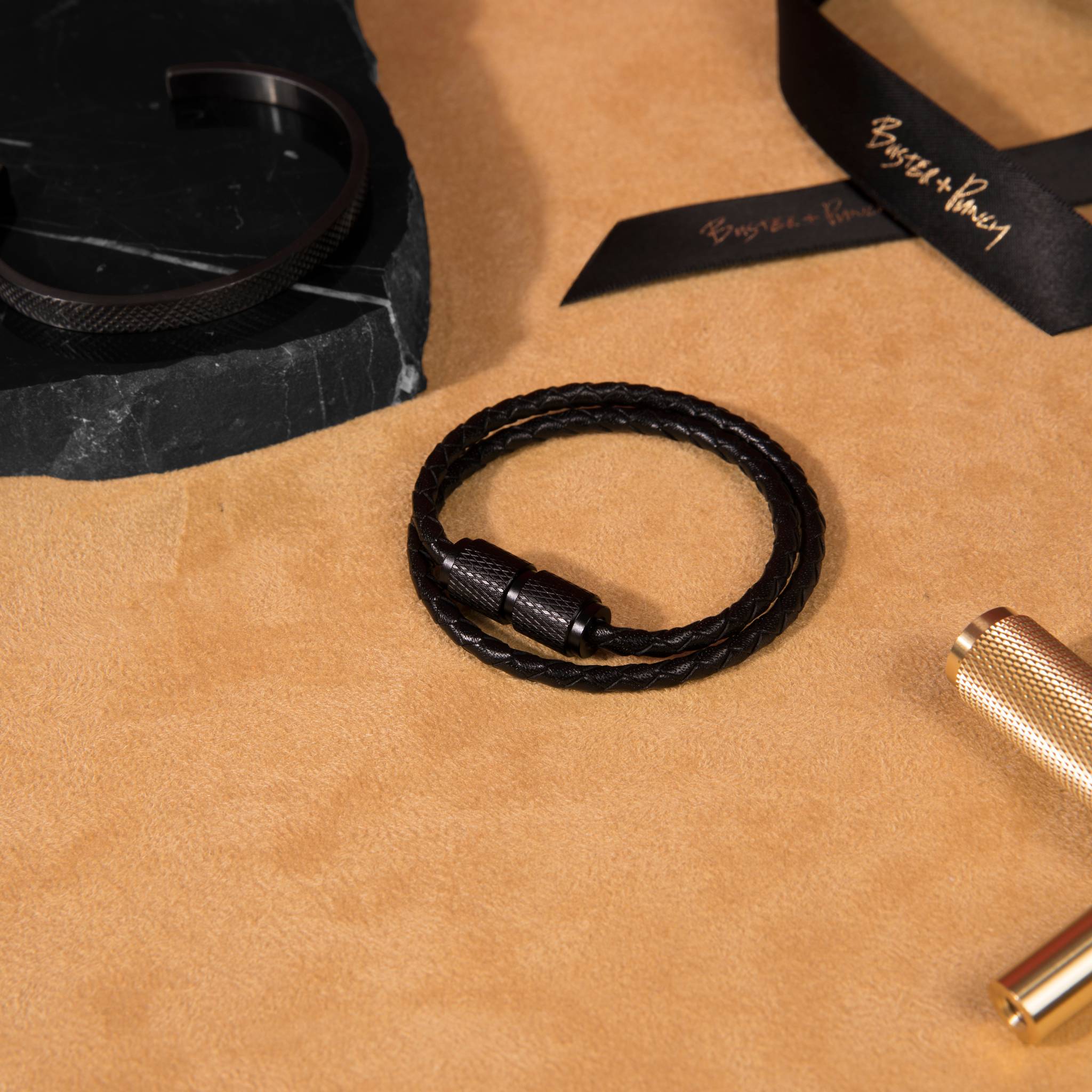 DOUBLE BRACELET / BLACK