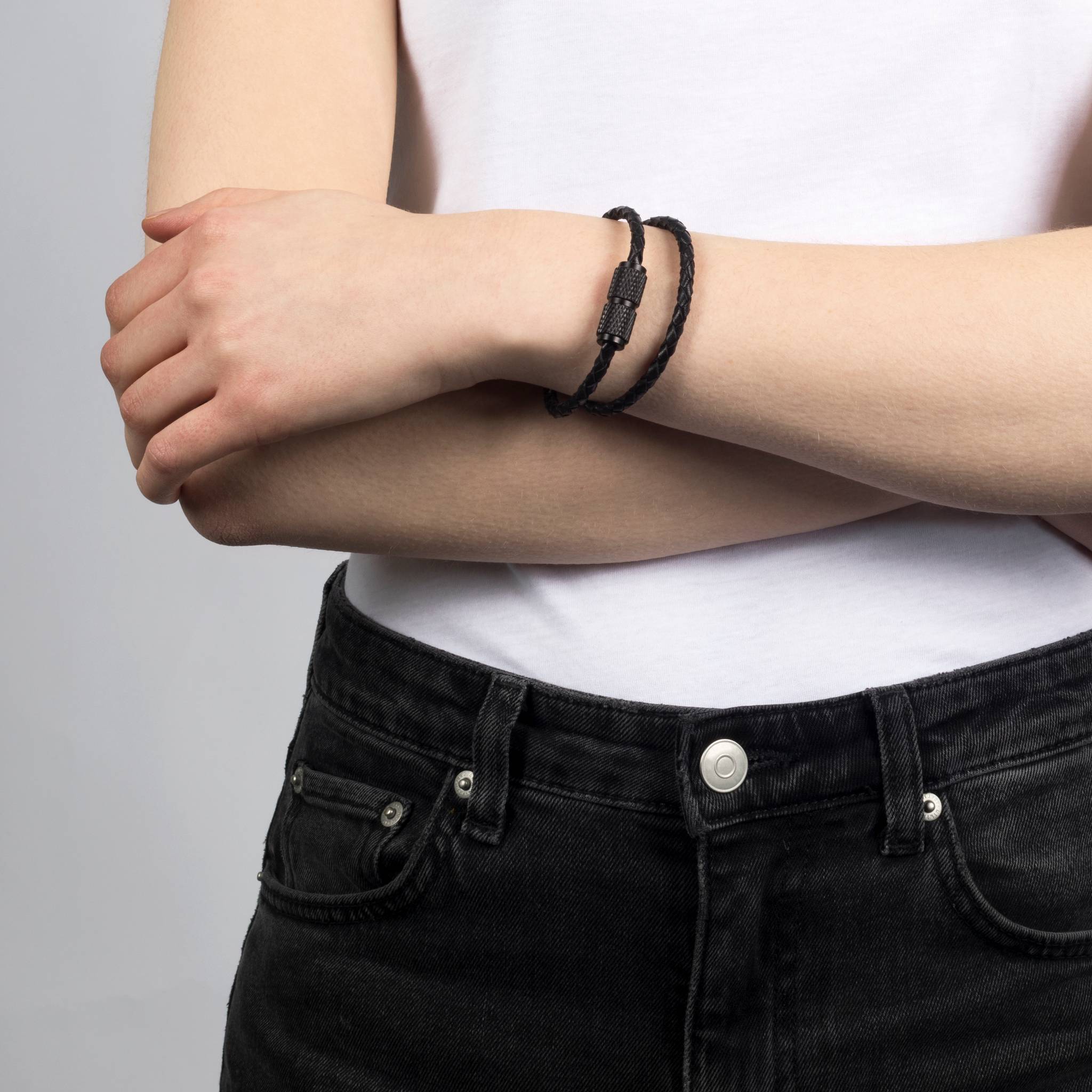 DOUBLE BRACELET / BLACK