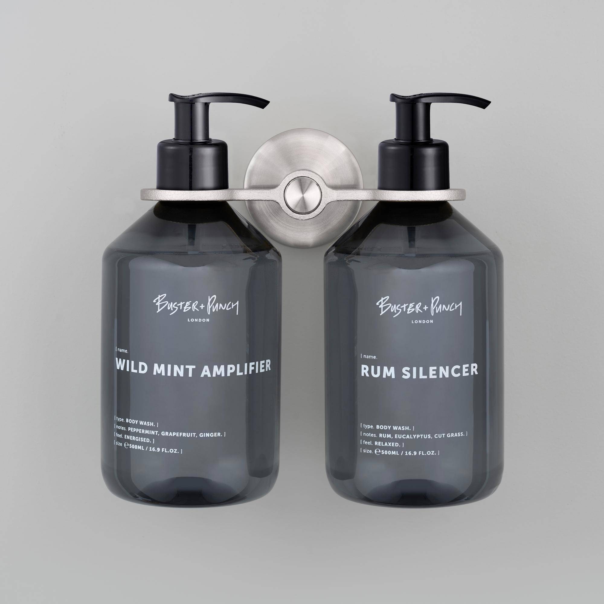 SOAP HOLDER / CAST / DOUBLE DISPENSER