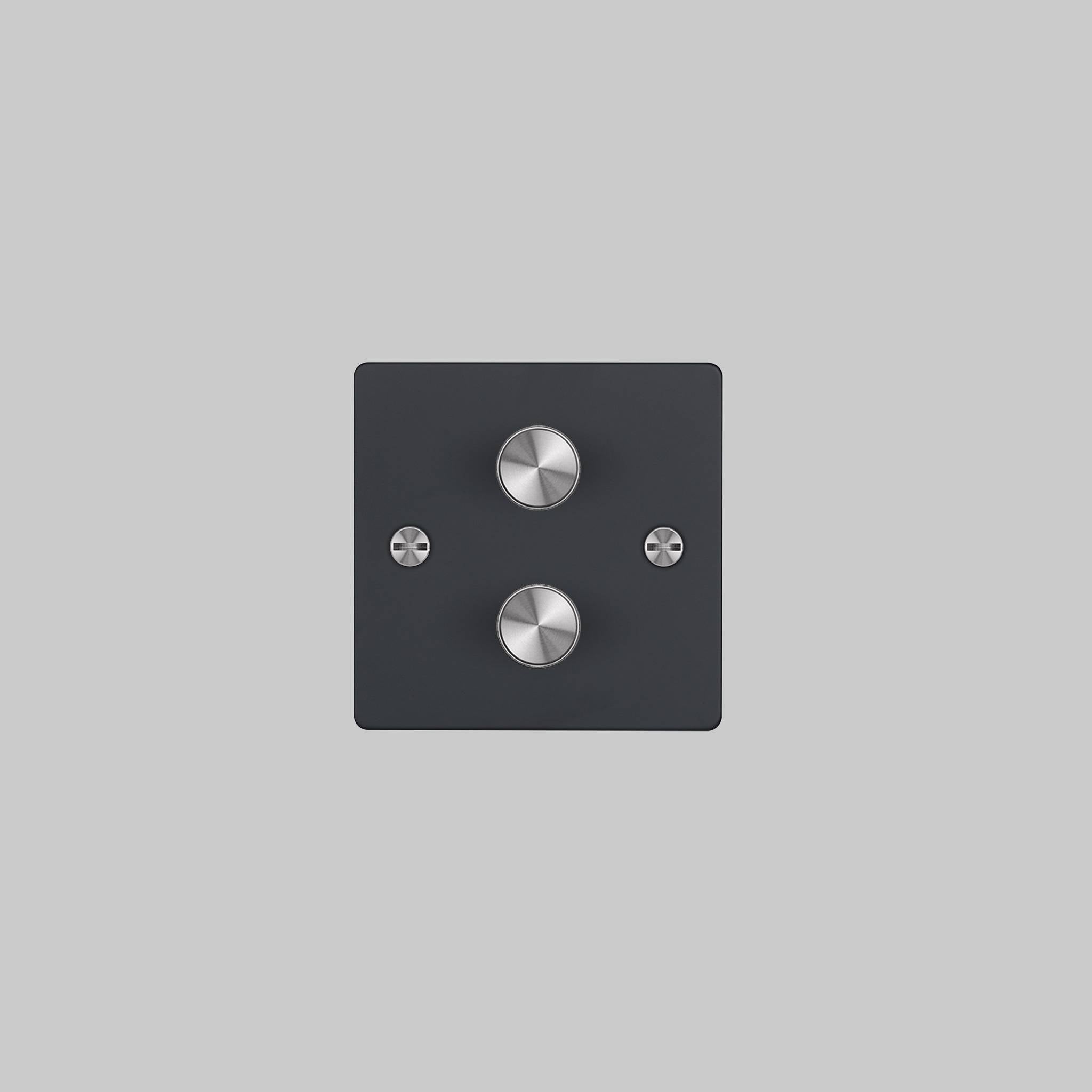 2G DIMMER / 120W / CROSS / BLACK