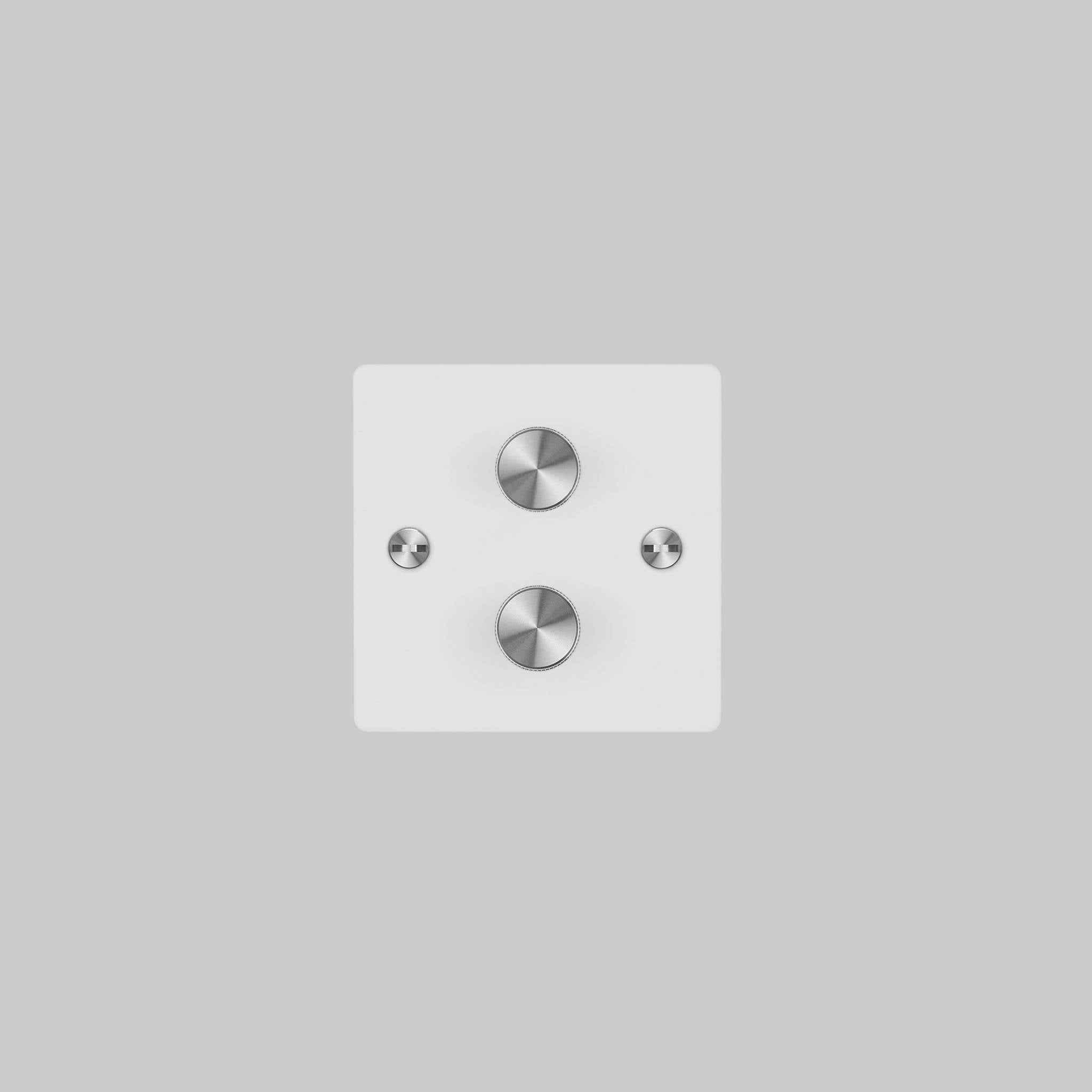 2G DIMMER / 120W / CROSS / WHITE