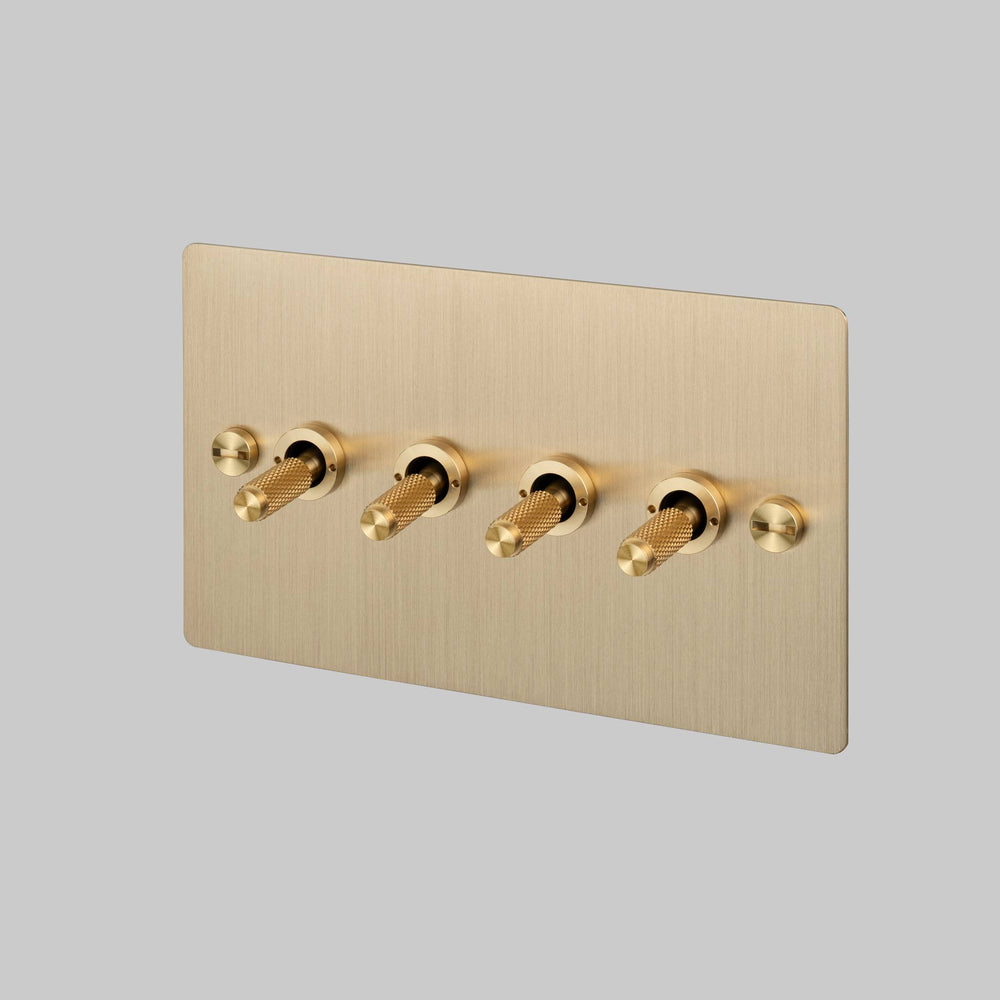 4G TOGGLE / 2-WAY / CROSS / BRASS