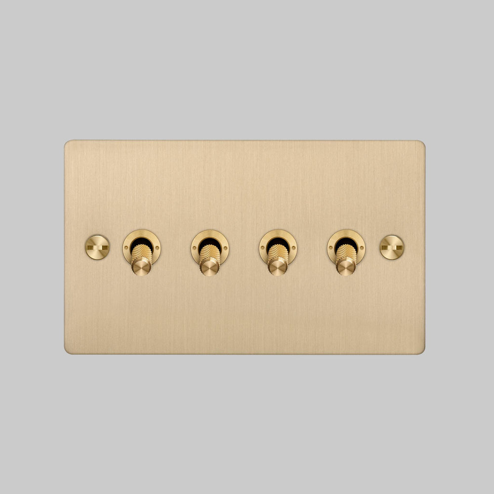 4G TOGGLE / 2-WAY / CROSS / BRASS