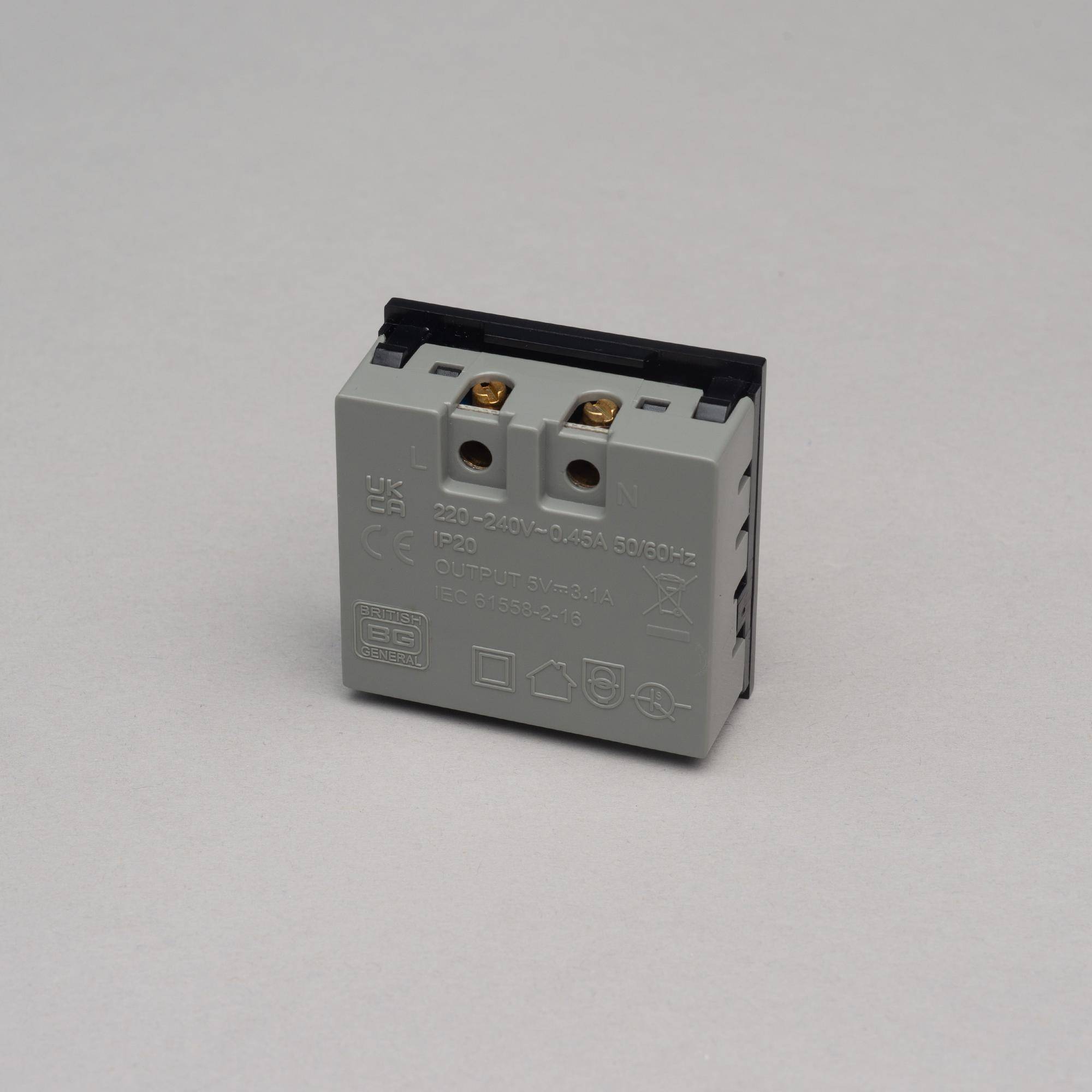 USB MODULE / USB A + A / 50 MM