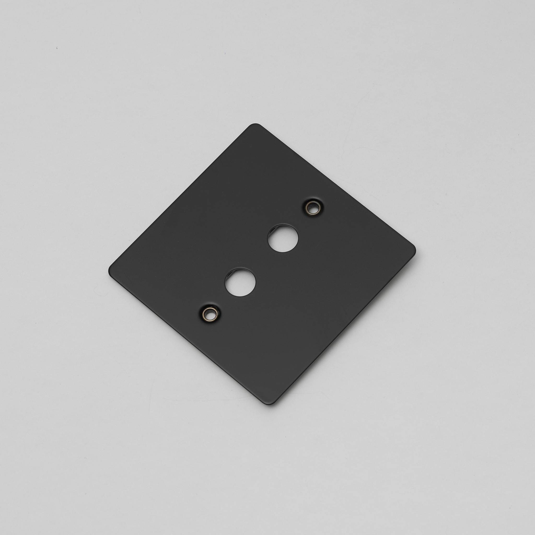 1G WALL PLATE / FOR 2 TOGGLES ONLY