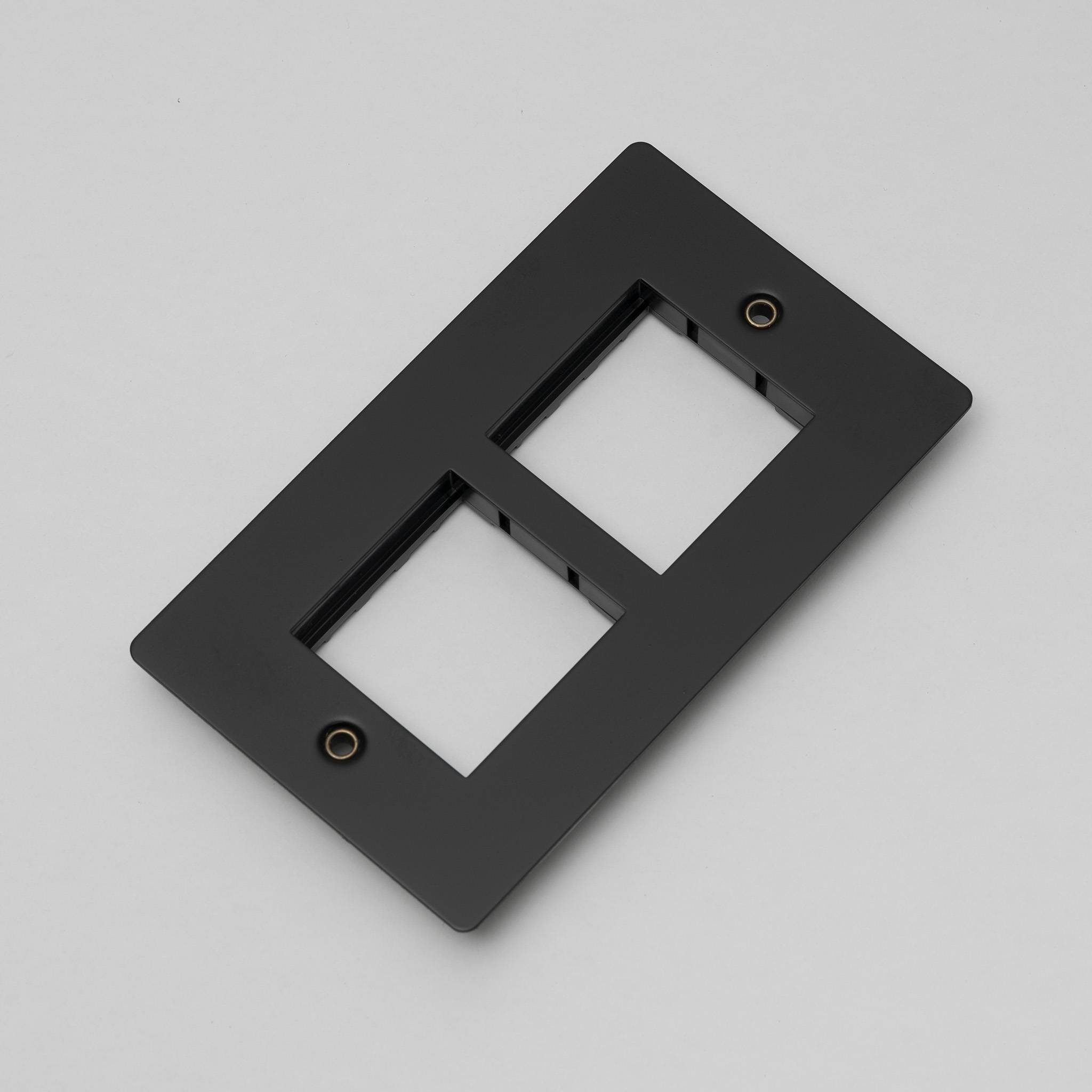 2G WALL PLATE /  FOR 2 MODULES 45MM