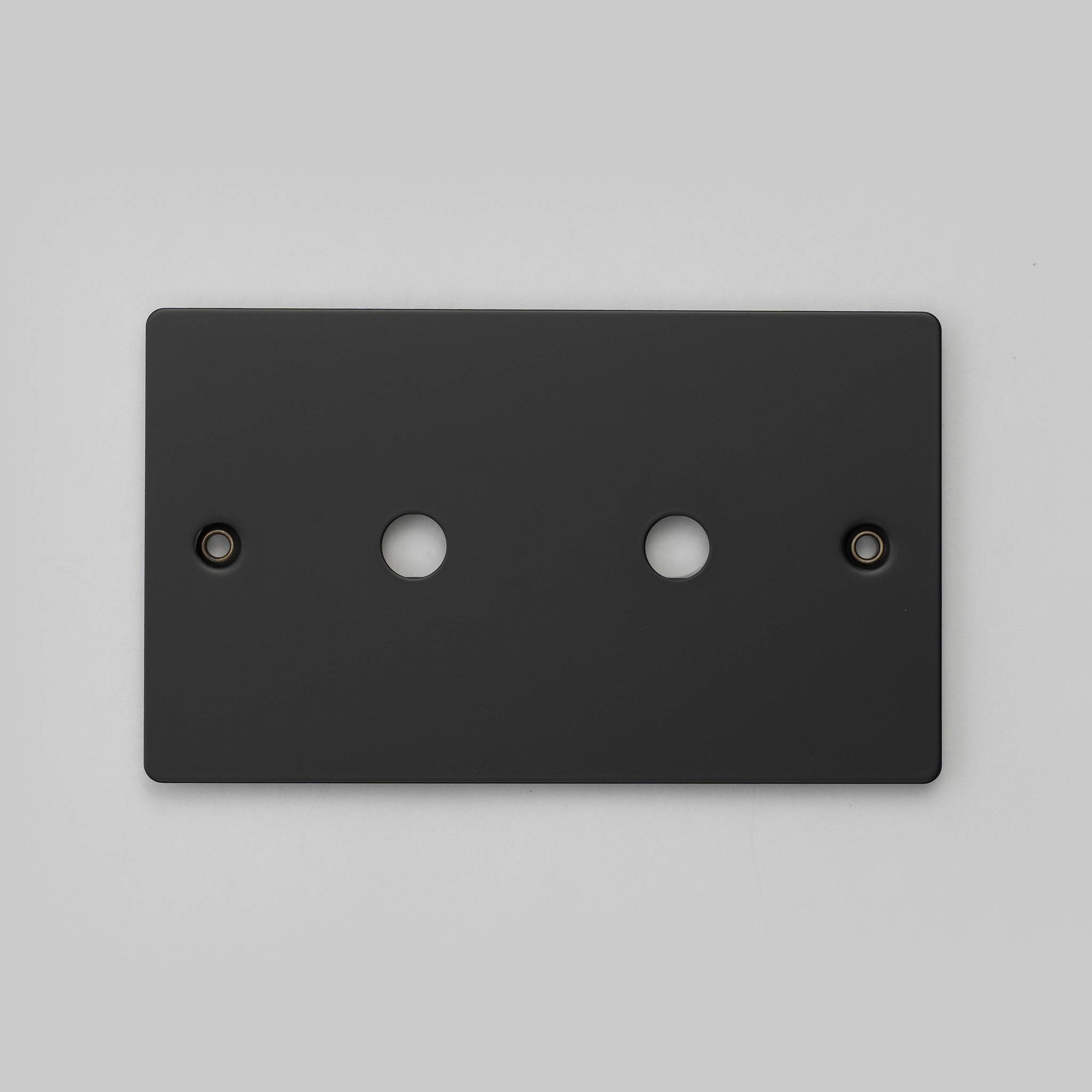 2G WALL PLATE / FOR 2 DIMMERS OR TOGGLES