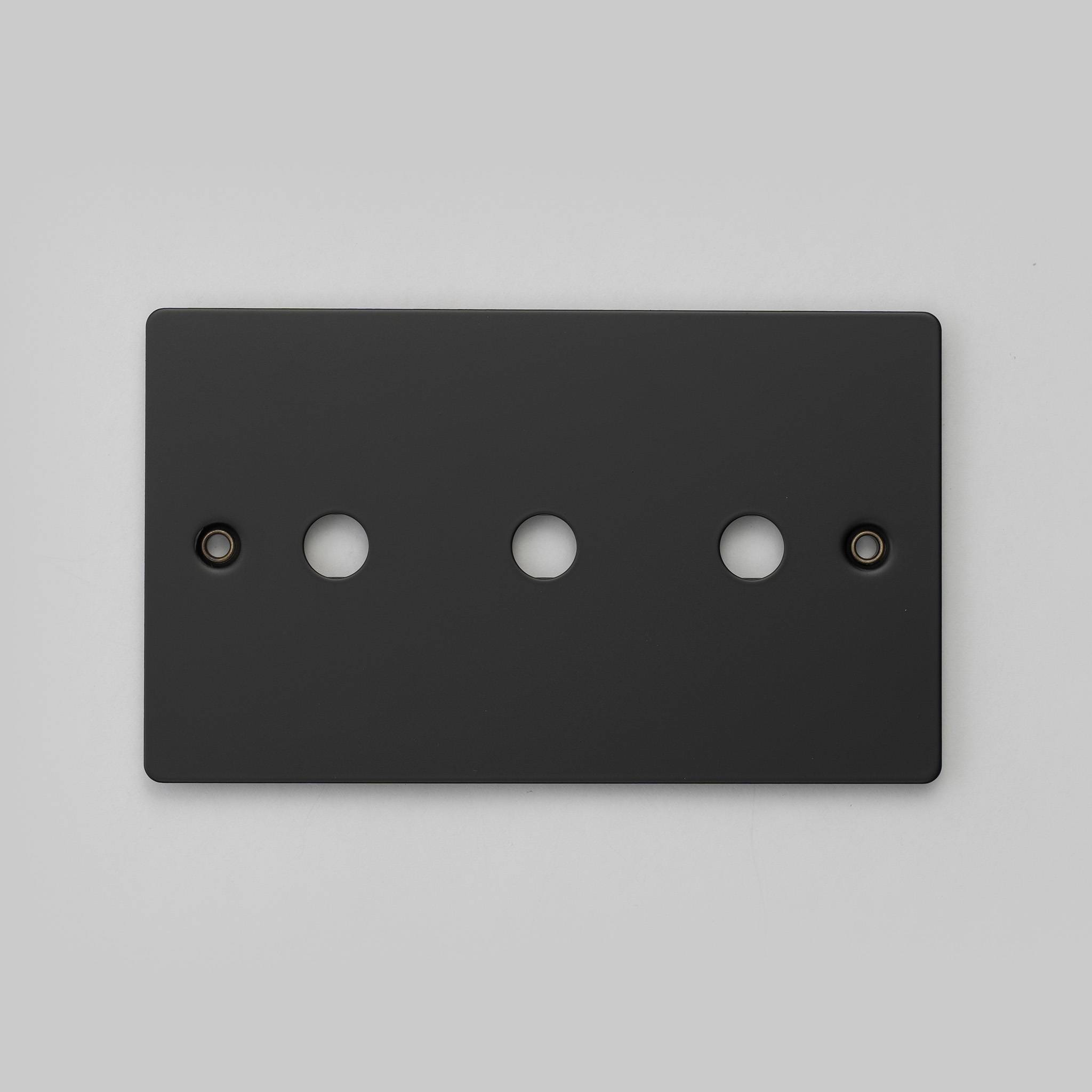 2G WALL PLATE / FOR 3 DIMMERS OR TOGGLES